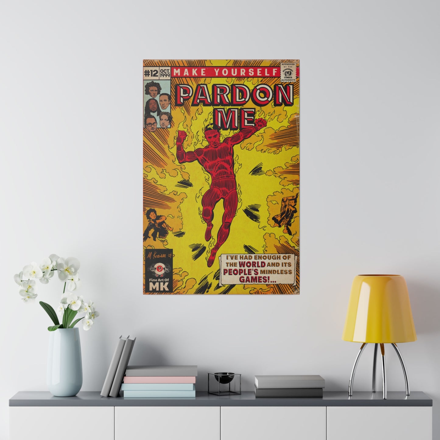 Incubus - Pardon Me - Matte Canvas, Stretched, 0.75"