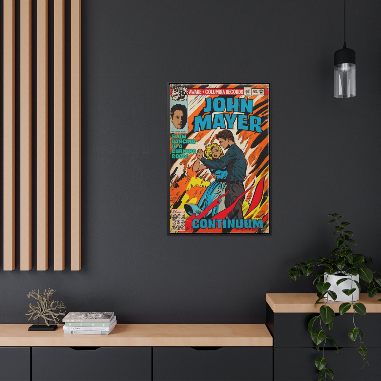 John Mayer - Slow Dancing in a Burning Room - Gallery Canvas Wraps, Vertical Frame