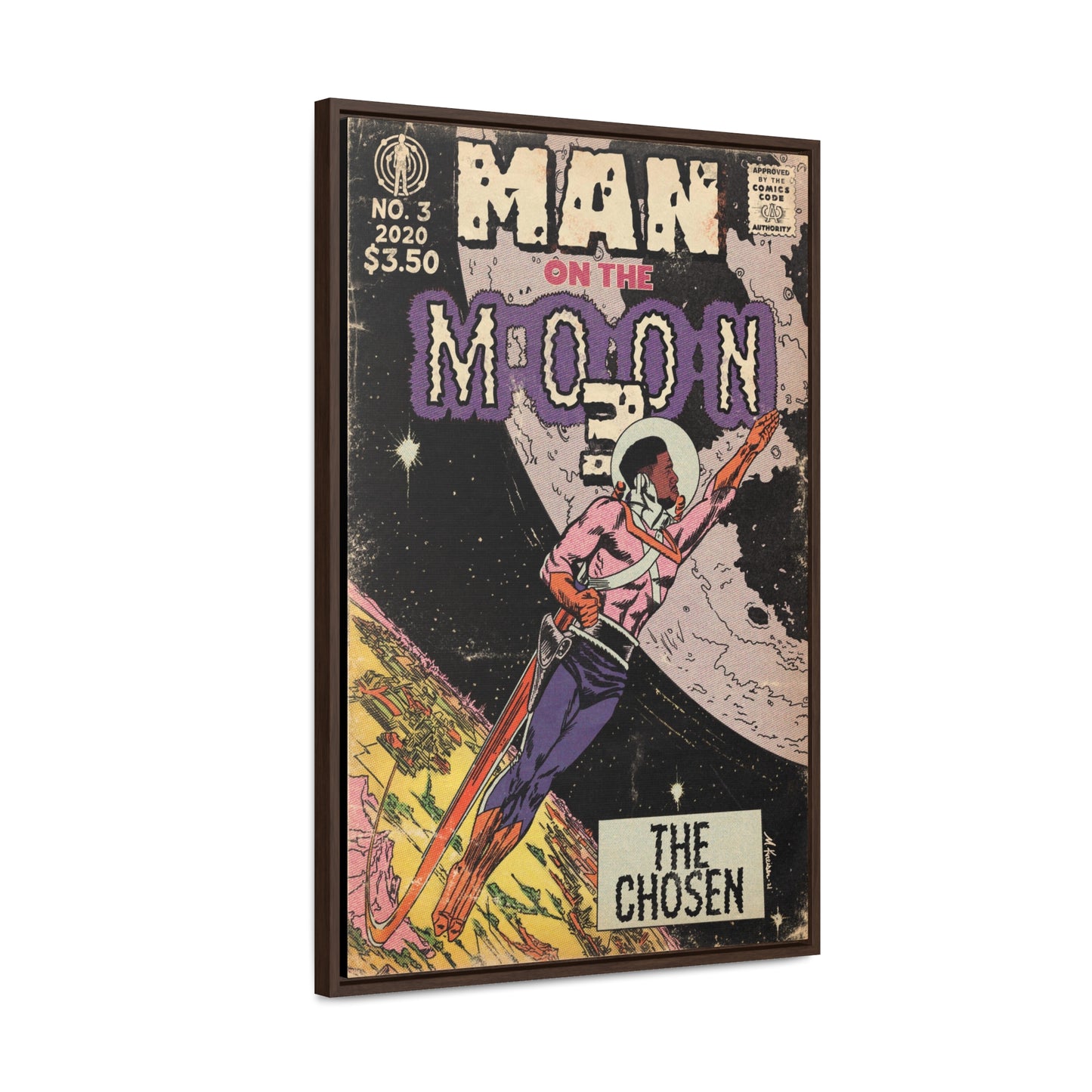 Kid Cudi - Man on the Moon 3 - Gallery Canvas Wraps, Vertical Frame