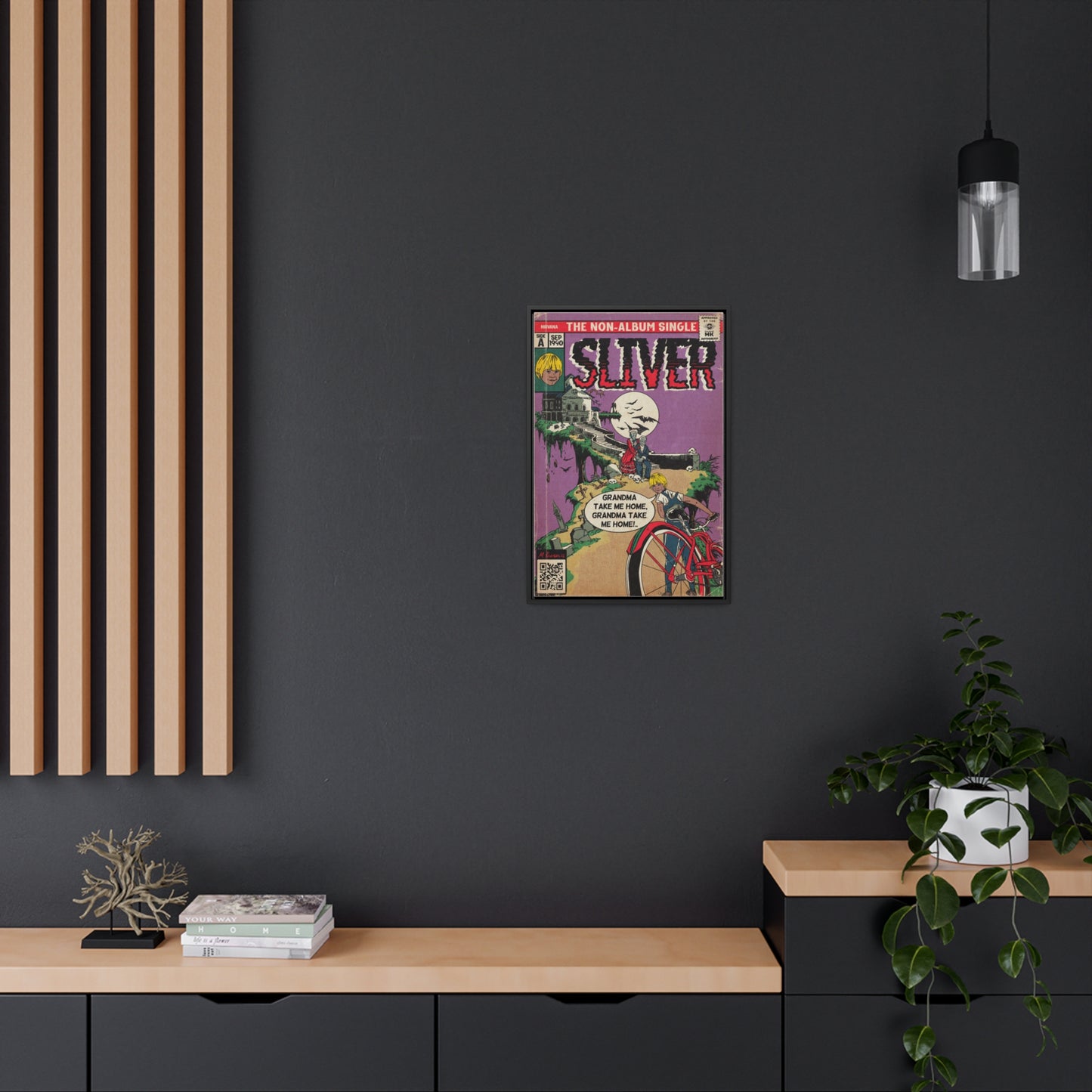 Nirvana - Sliver - Gallery Canvas Wraps, Vertical Frame