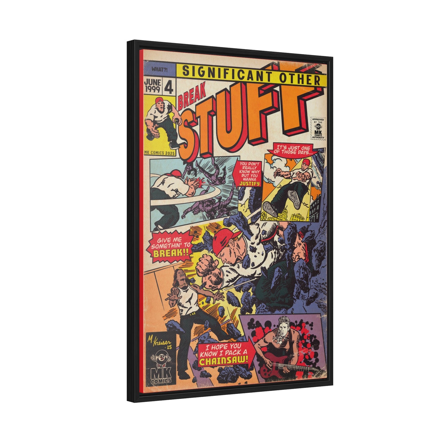 Break Stuff - Gallery Canvas Wraps, Vertical Frame