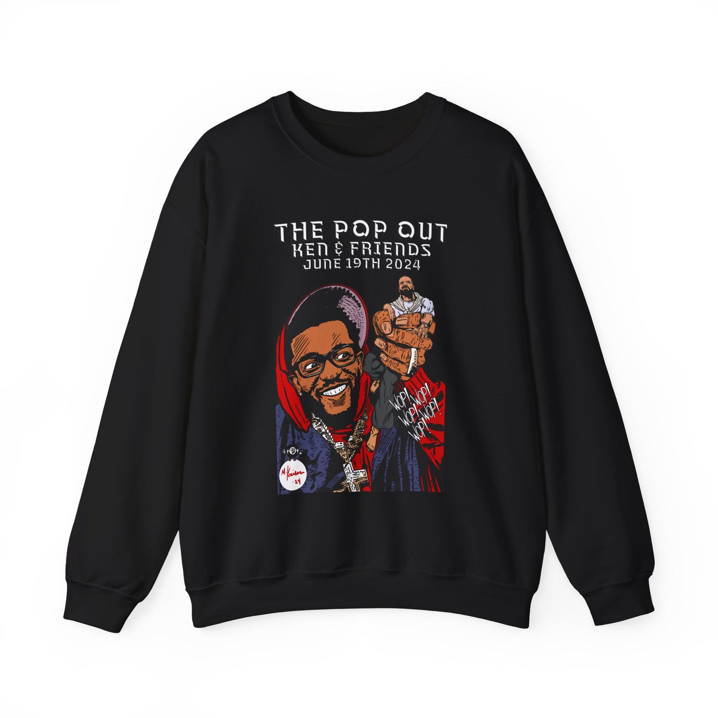 Kendrick Lamar - The Pop Out - Unisex Heavy Blend™ Crewneck Sweatshirt