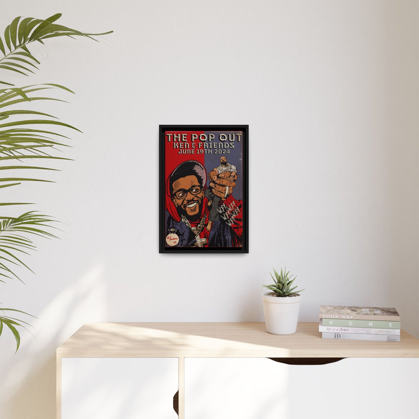 Kendrick Lamar - The Pop Out - Gallery Canvas Wraps, Vertical Frame