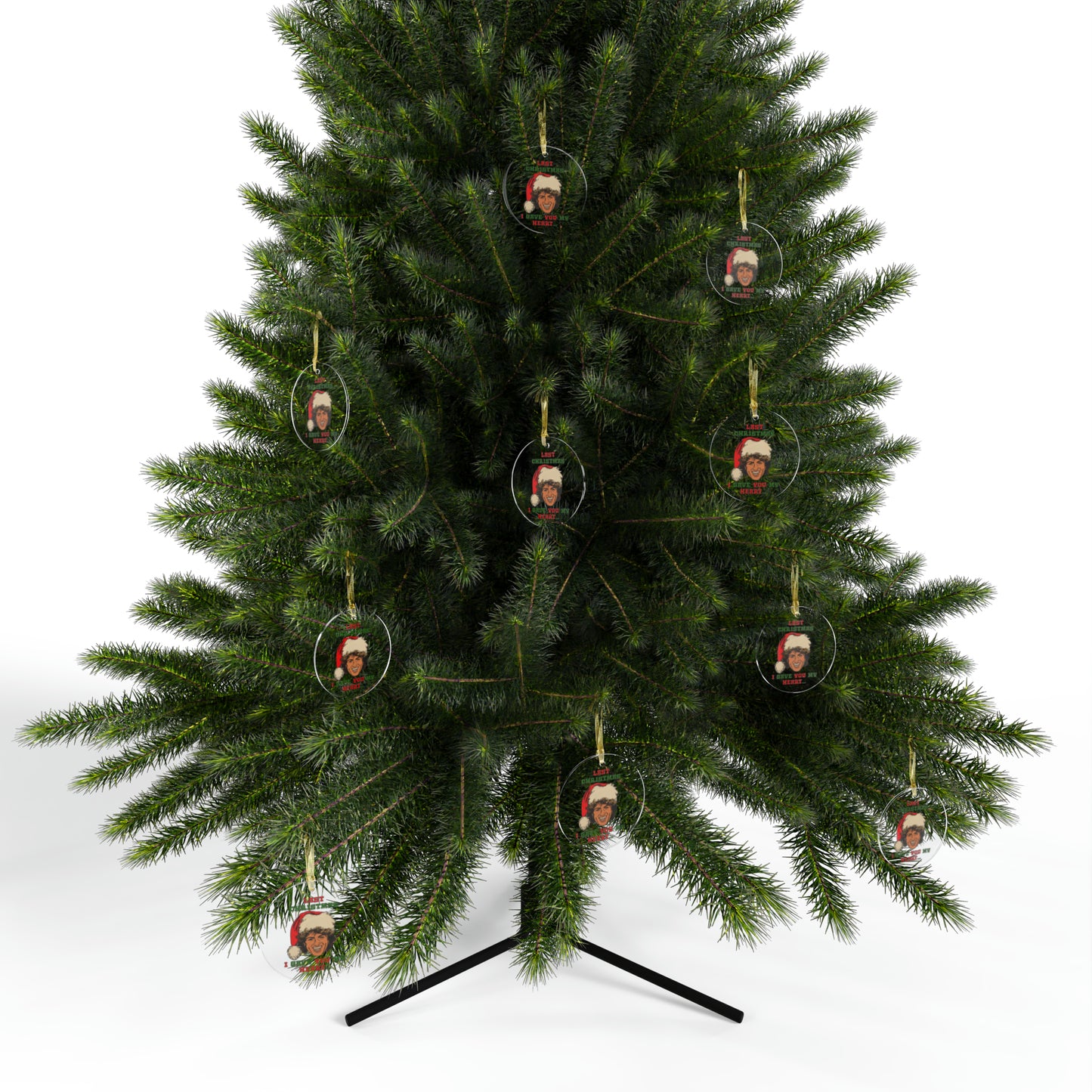 George Michael - WHAM Christmas - Acrylic Ornaments