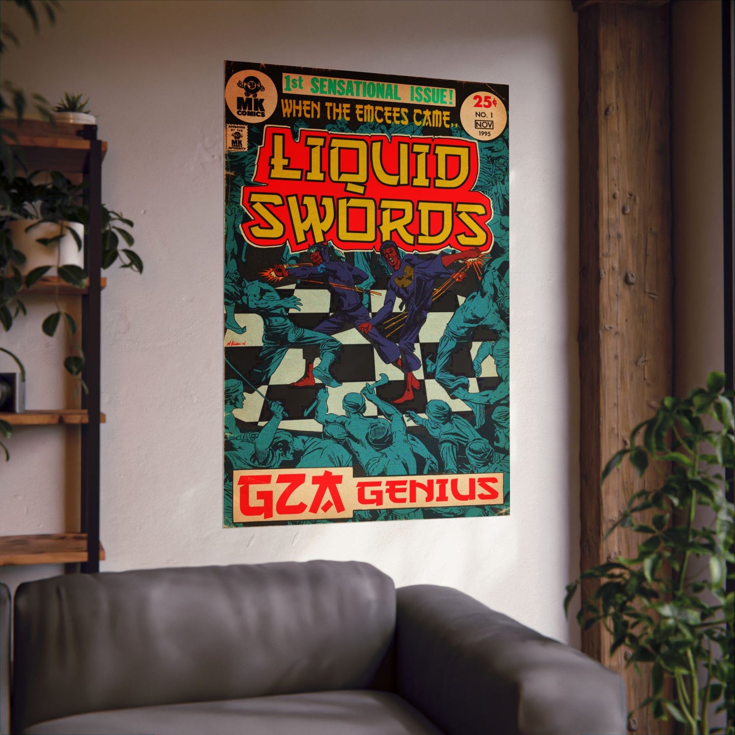 Liquid Swords - Vertical Matte Poster