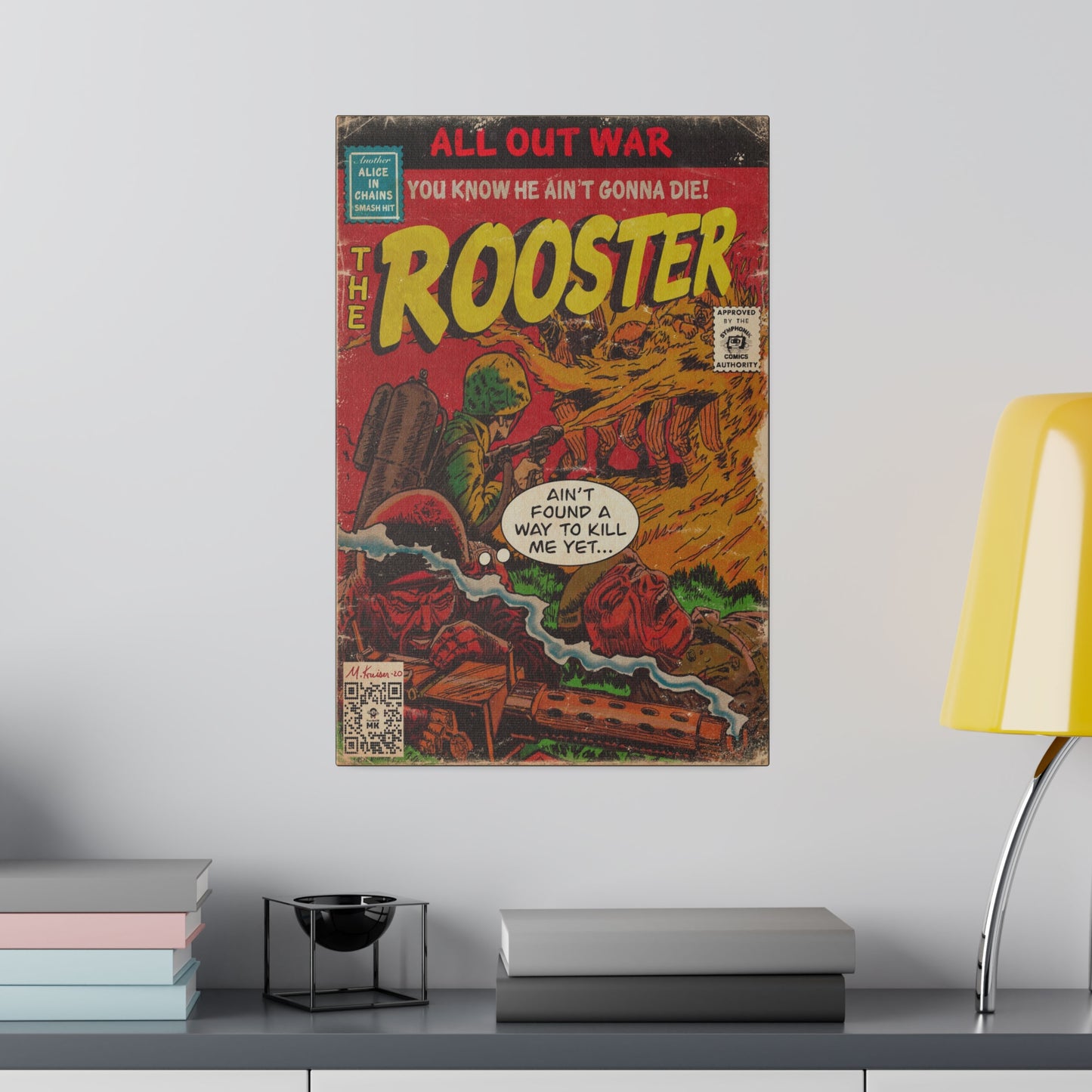 Alice In Chains - Rooster - Matte Canvas, Stretched, 0.75"