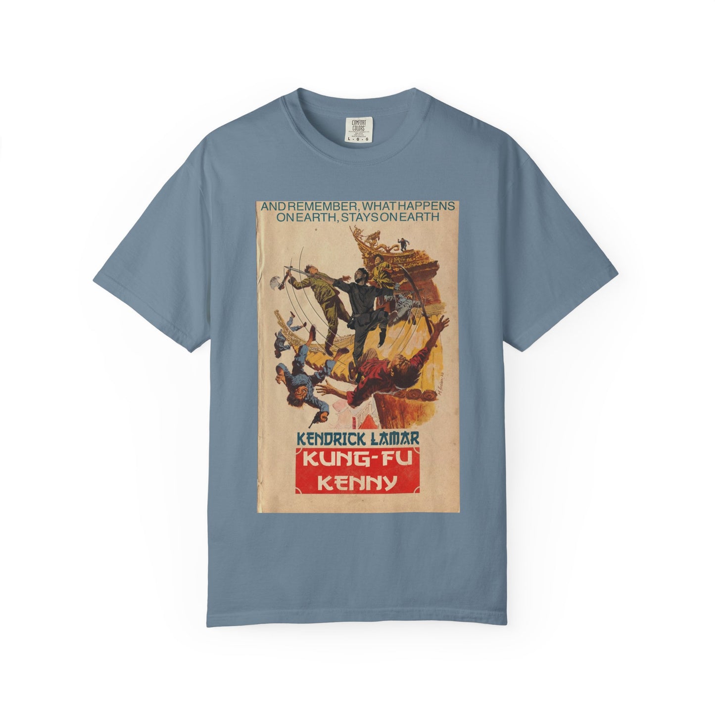 Kendrick Lamar - Kung Fu Kenny - Unisex Comfort Colors T-shirt