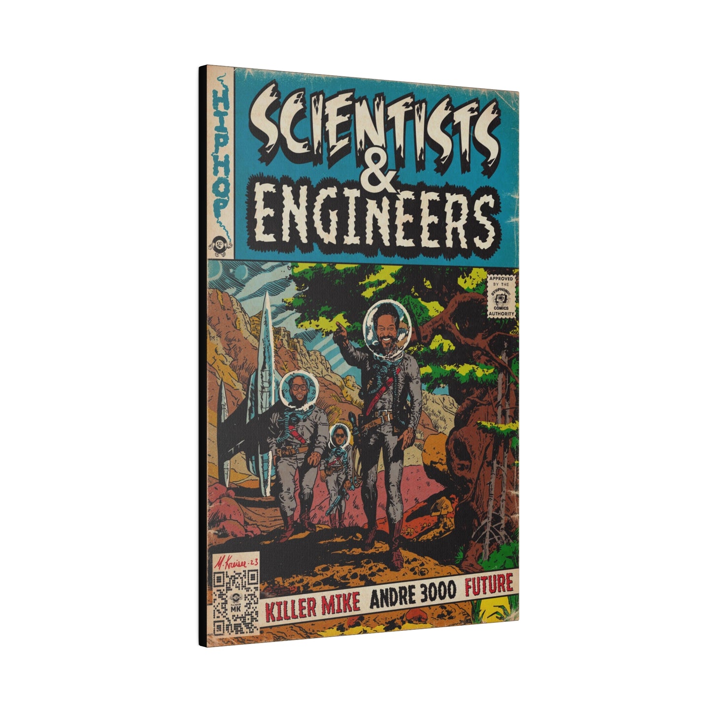 Killer Mike - Scientists & Engineers - Andre 3000 - Future - Matte Canvas, Stretched, 0.75"