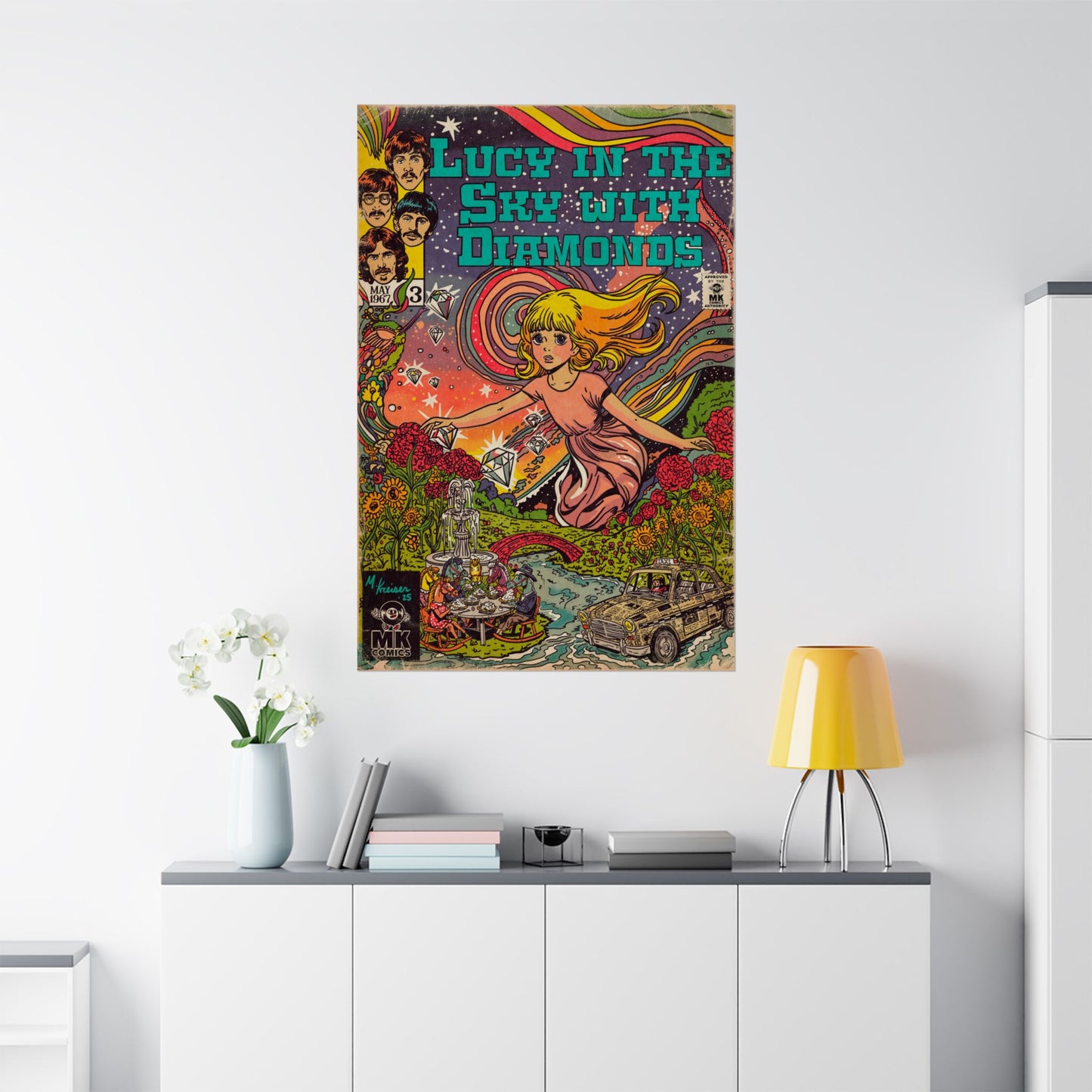 Lucy in the Sky with Diamonds - Matte Vertical Posters