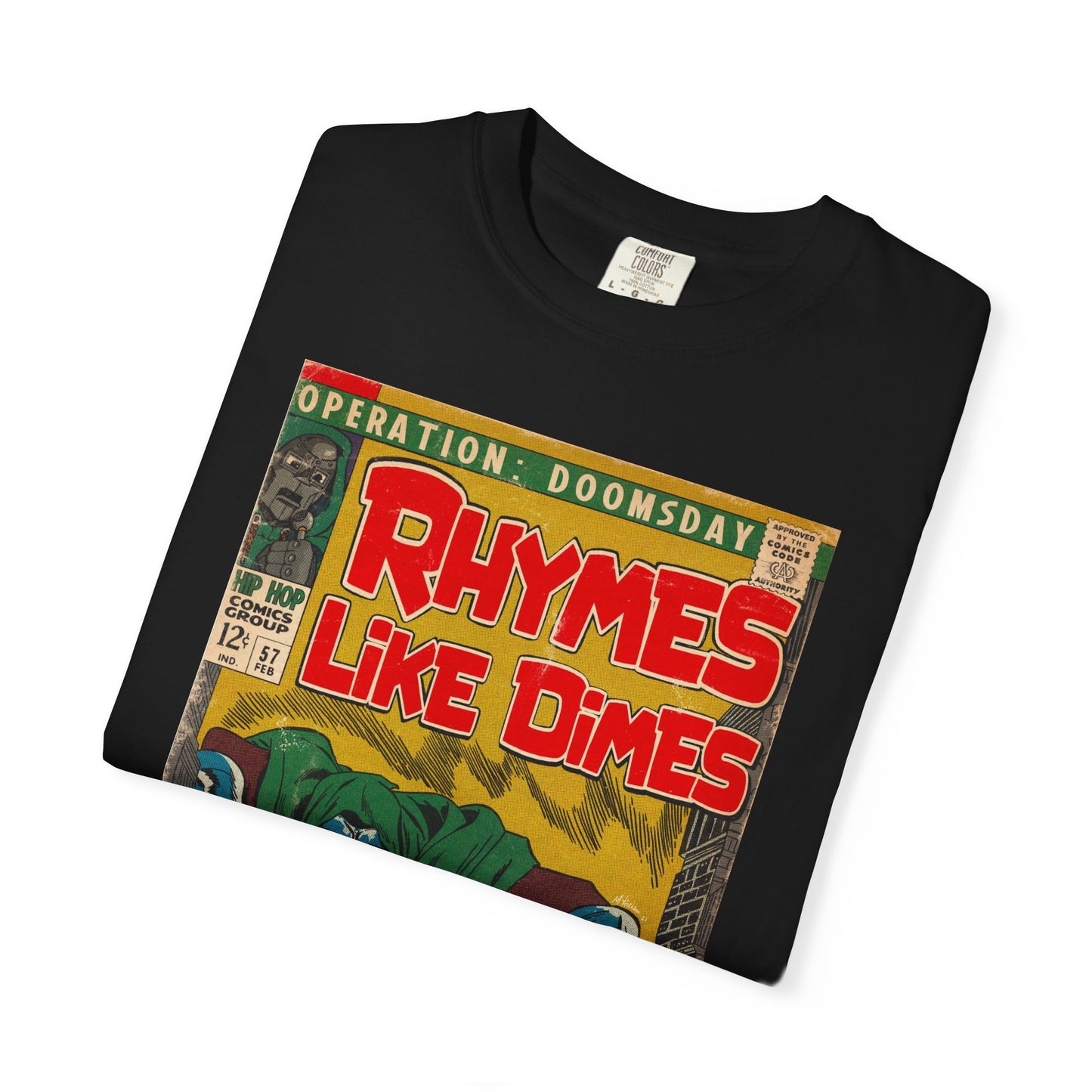 MF DOOM - Rhymes Like Dimes - Unisex Comfort Colors T-shirt
