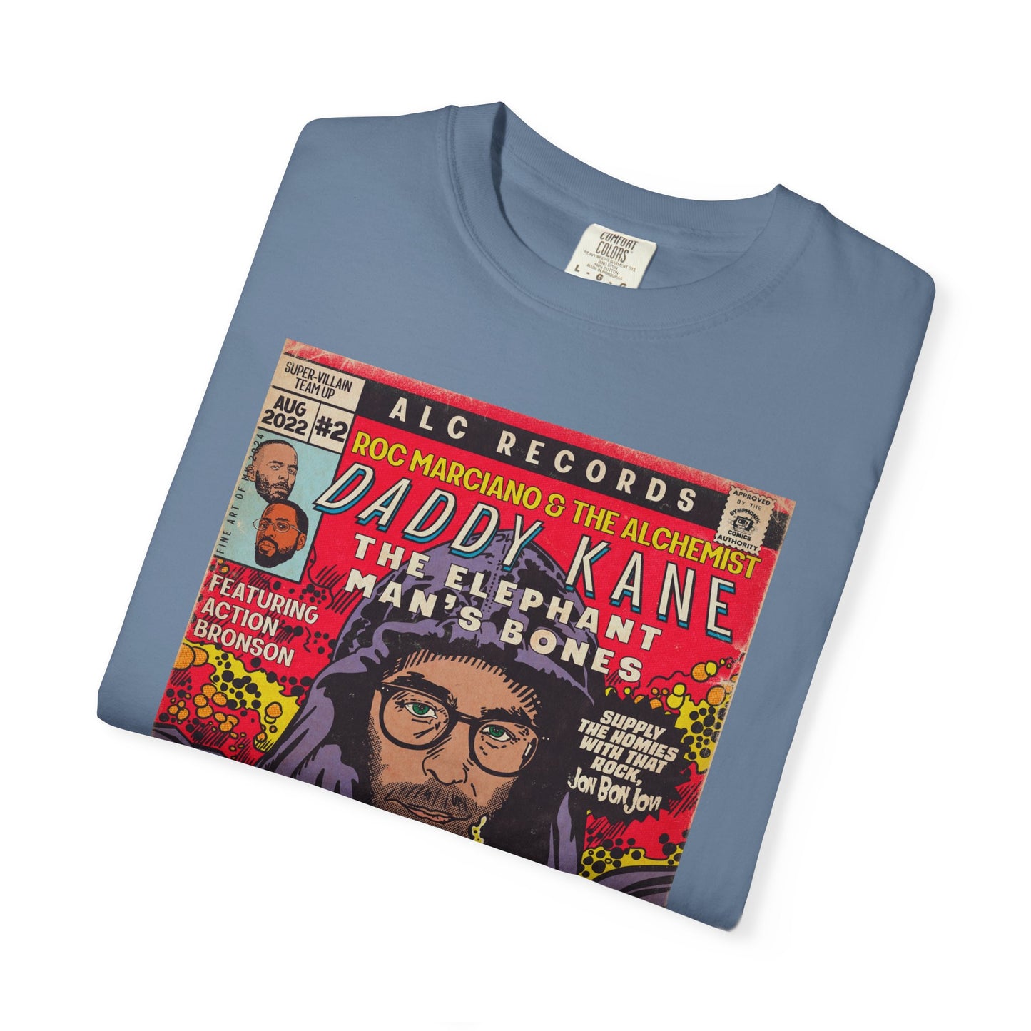 Roc Marciano, Alchemist, Action Bronson - Daddy Kane - Unisex Comfort Colors T-shirt