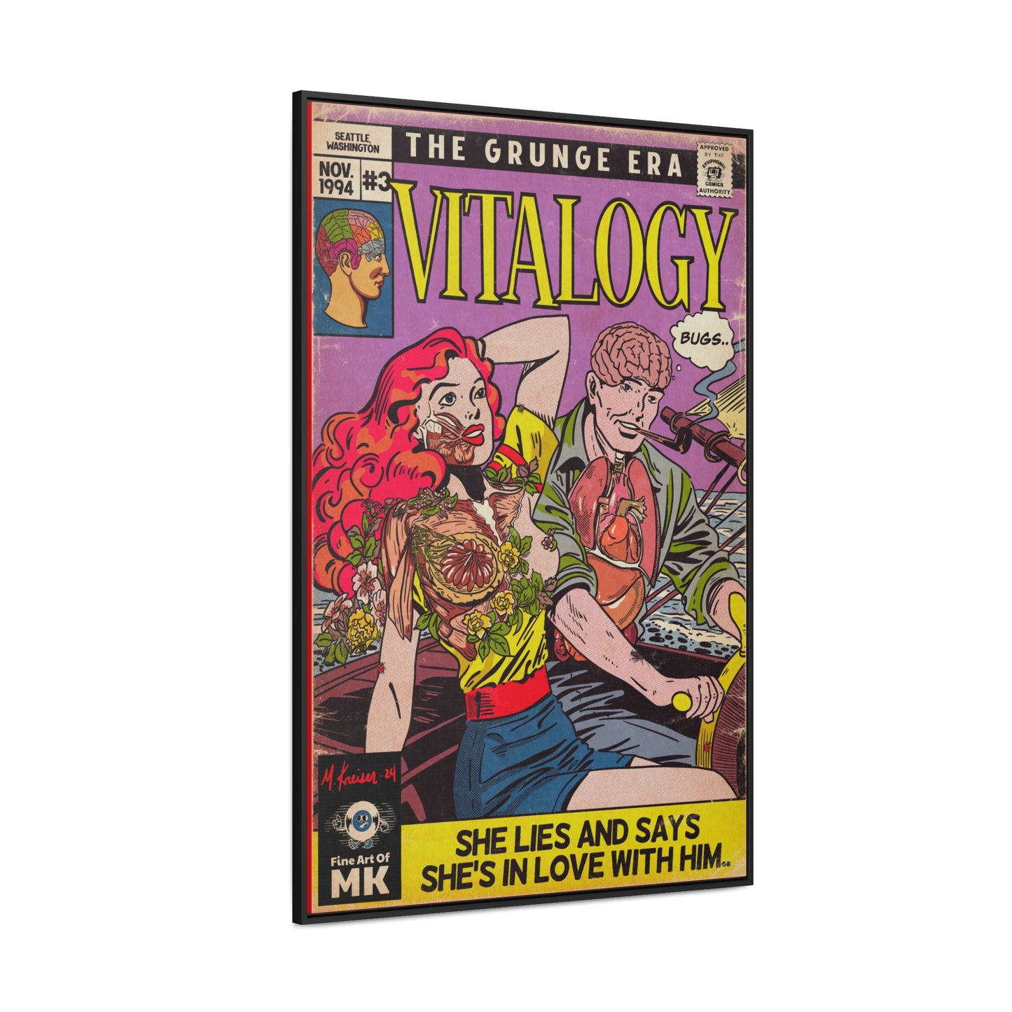 Vitalogy - Gallery Canvas Wraps, Vertical Frame