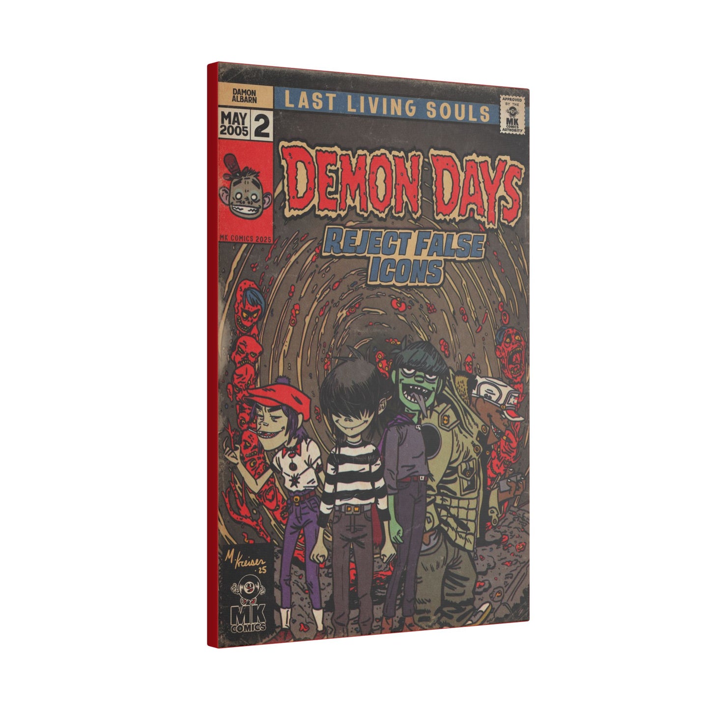 Demon Days - Matte Canvas, Stretched, 0.75" (Multi-Size)