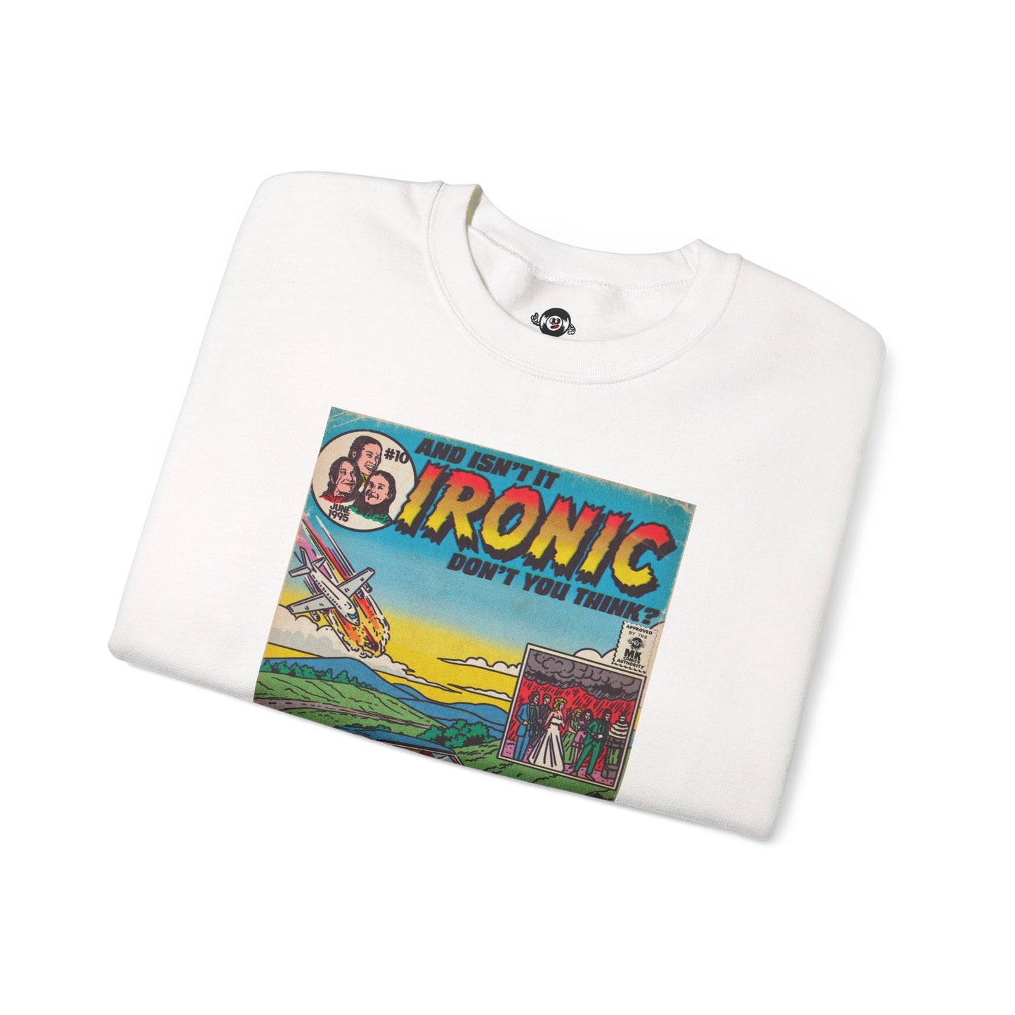 Ironic - Unisex Heavy Blend™ Crewneck Sweatshirt