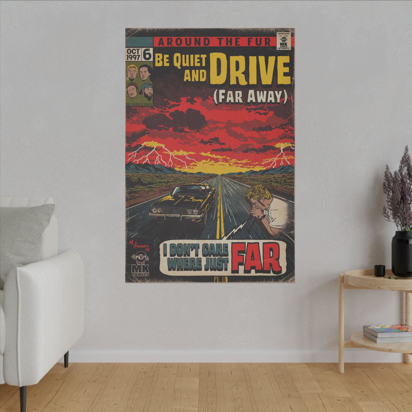 Be Quiet and Drive - Matte Canvas, Stretched, 0.75" (Multi-Size)