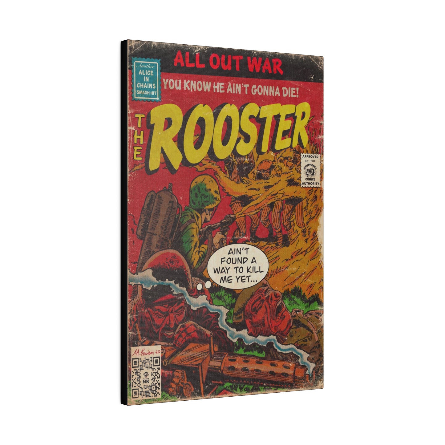 Alice In Chains - Rooster - Matte Canvas, Stretched, 0.75"