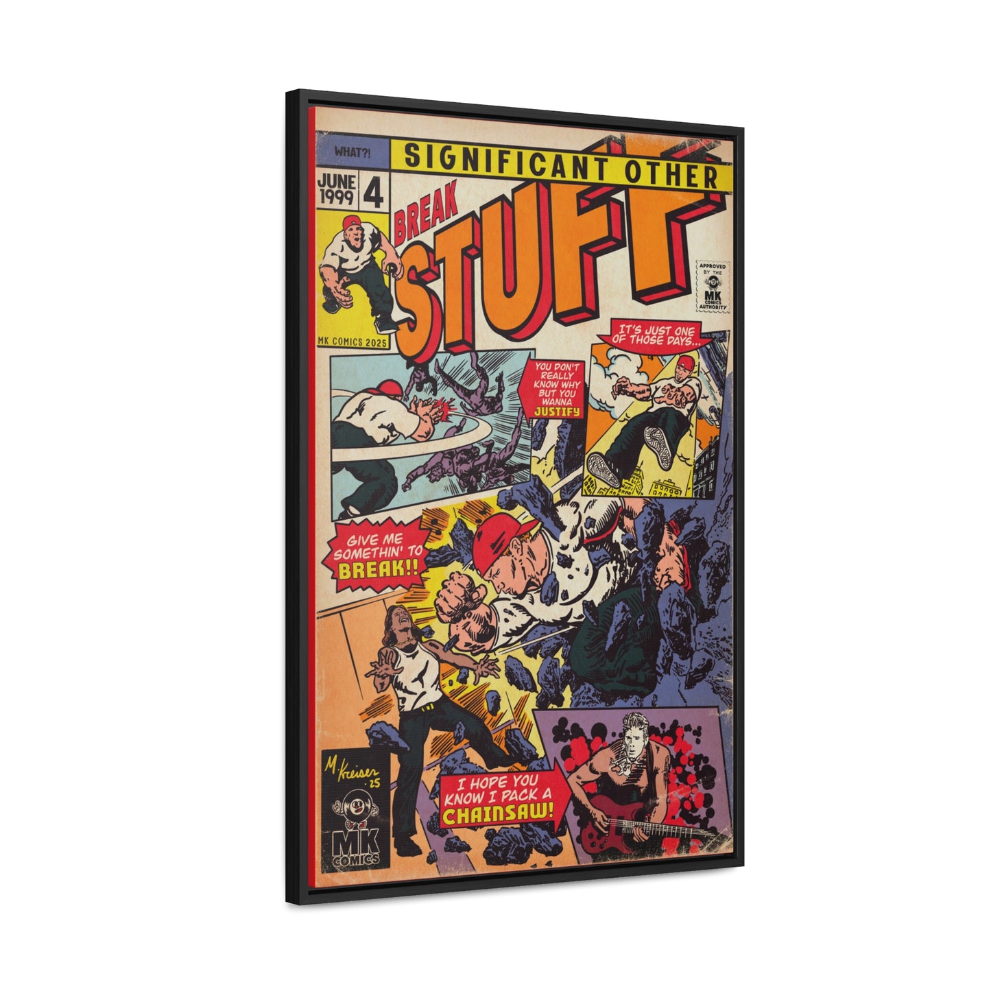 Break Stuff - Gallery Canvas Wraps, Vertical Frame