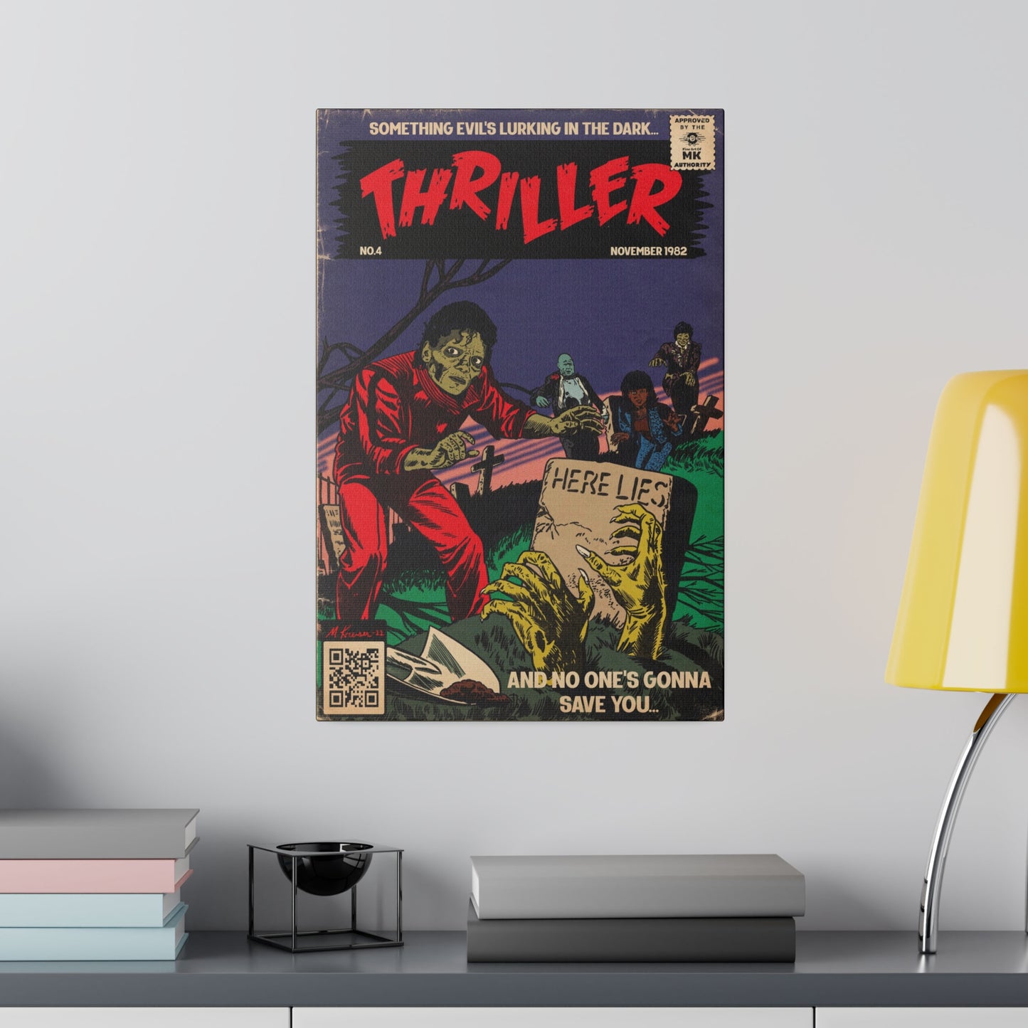 Michael Jackson - Thriller - Matte Canvas, Stretched, 0.75"