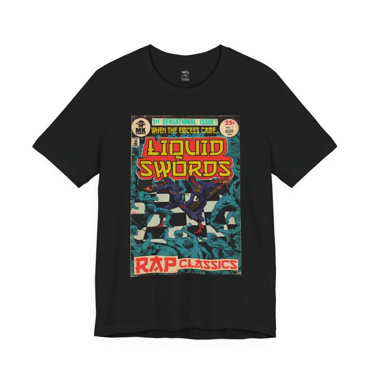 Liquid Swords - Unisex Jersey Short Sleeve Crew Neck T-Shirt - Hip