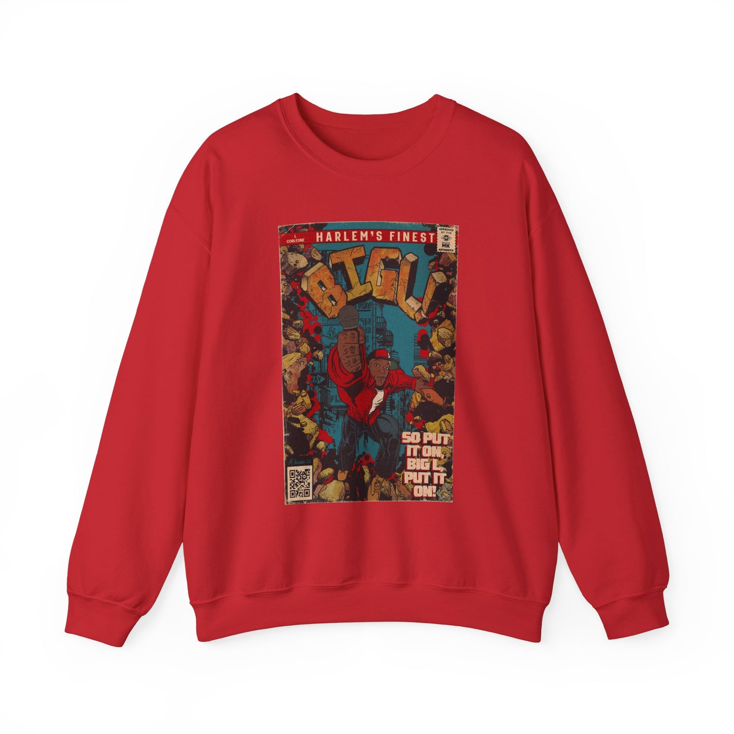 Big L - Put it on - Unisex Heavy Blend™ Crewneck Sweatshirt