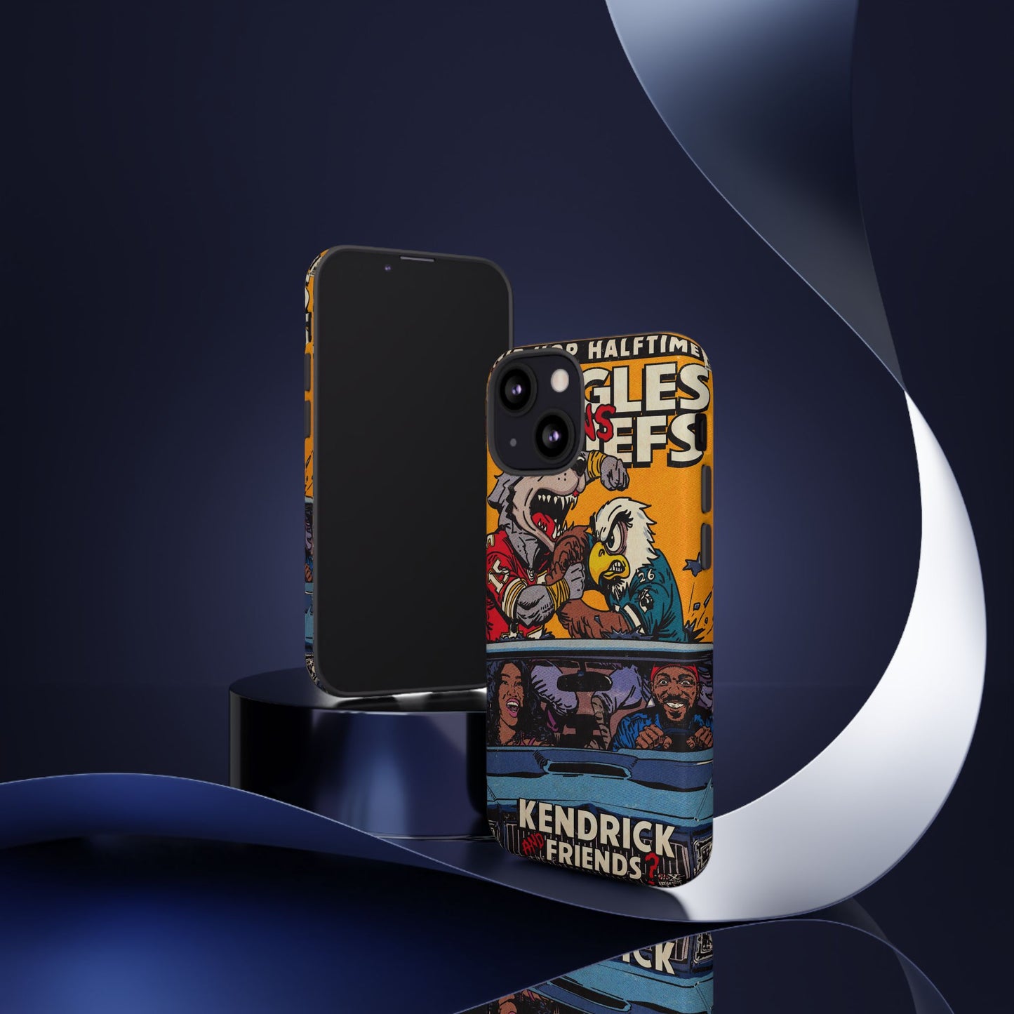 Kendrick & SZA - 2025 Halftime - Eagles vs Chiefs - Tough Phone Cases
