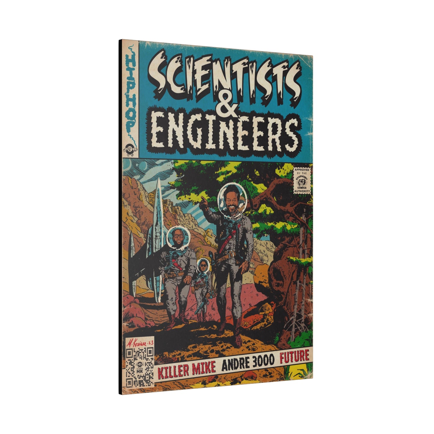 Killer Mike - Scientists & Engineers - Andre 3000 - Future - Matte Canvas, Stretched, 0.75"