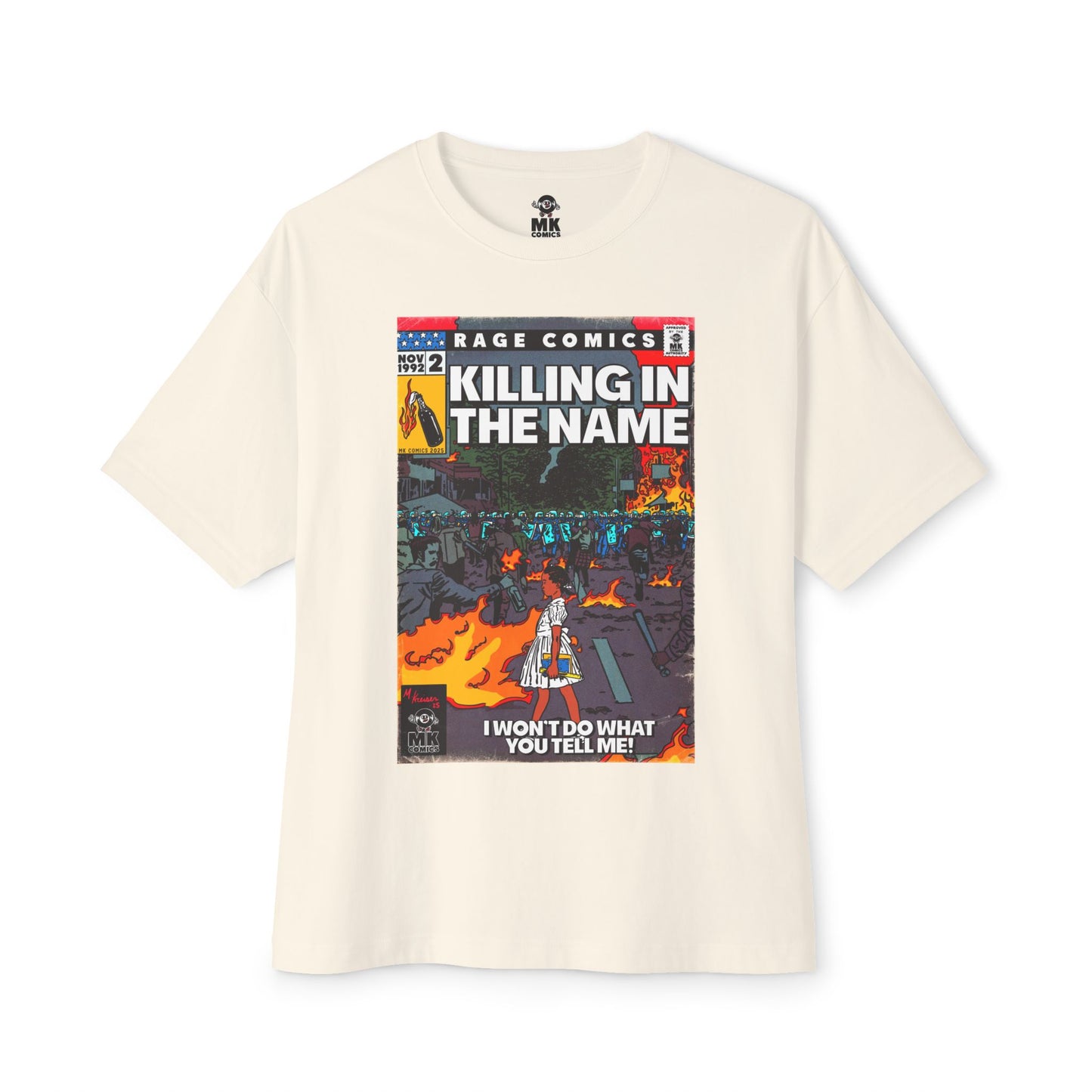 Rage - Killing In the Name - Unisex Oversized Boxy Tee