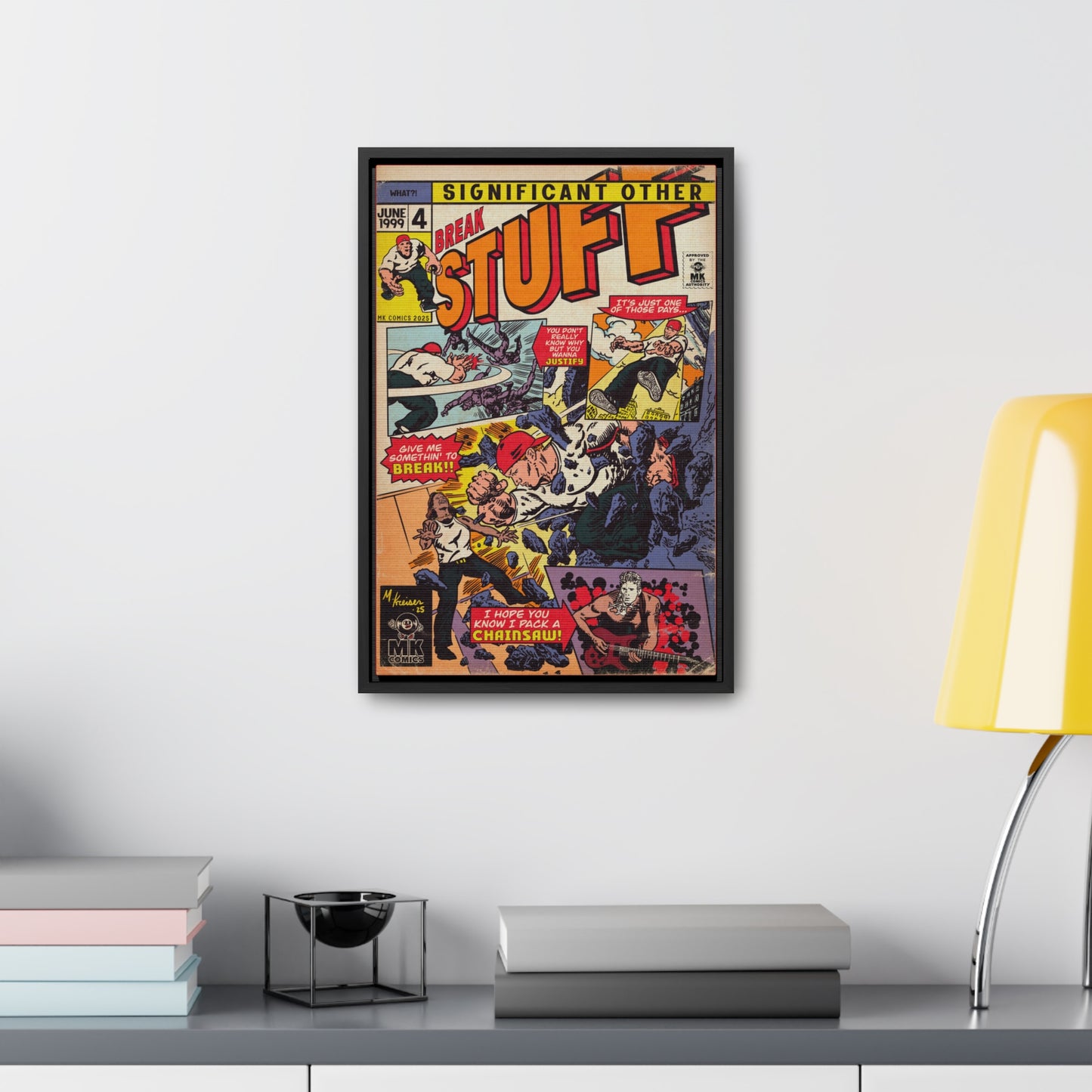 Break Stuff - Gallery Canvas Wraps, Vertical Frame