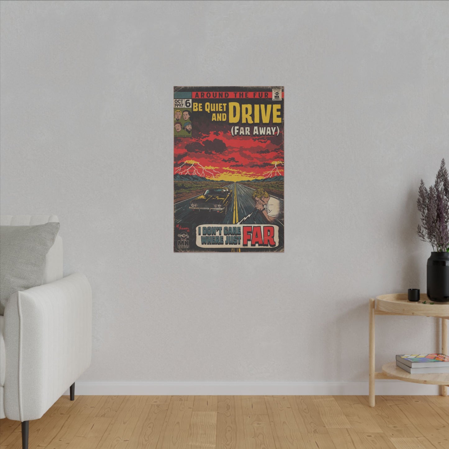 Be Quiet and Drive - Matte Canvas, Stretched, 0.75" (Multi-Size)