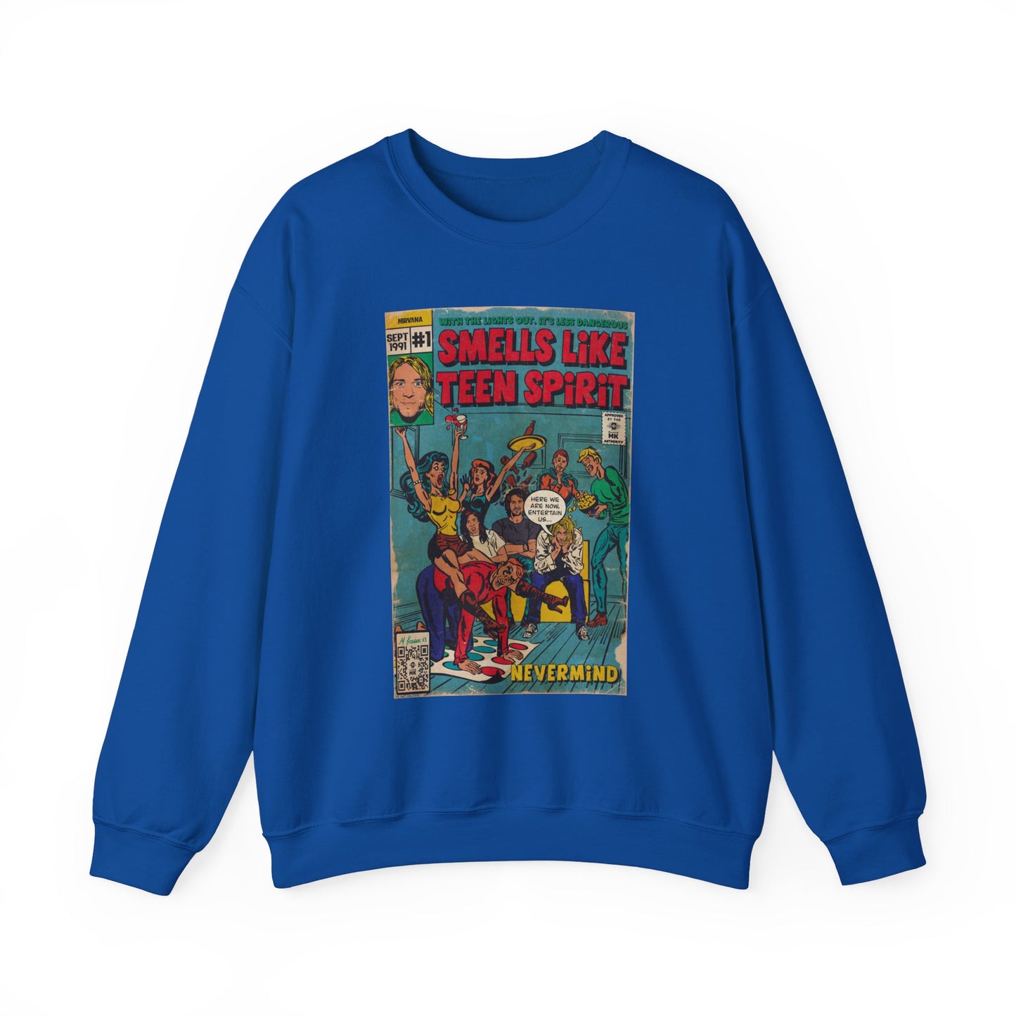 Nirvana - Smells Like Teen Spirit - Unisex Heavy Blend™ Crewneck Sweatshirt