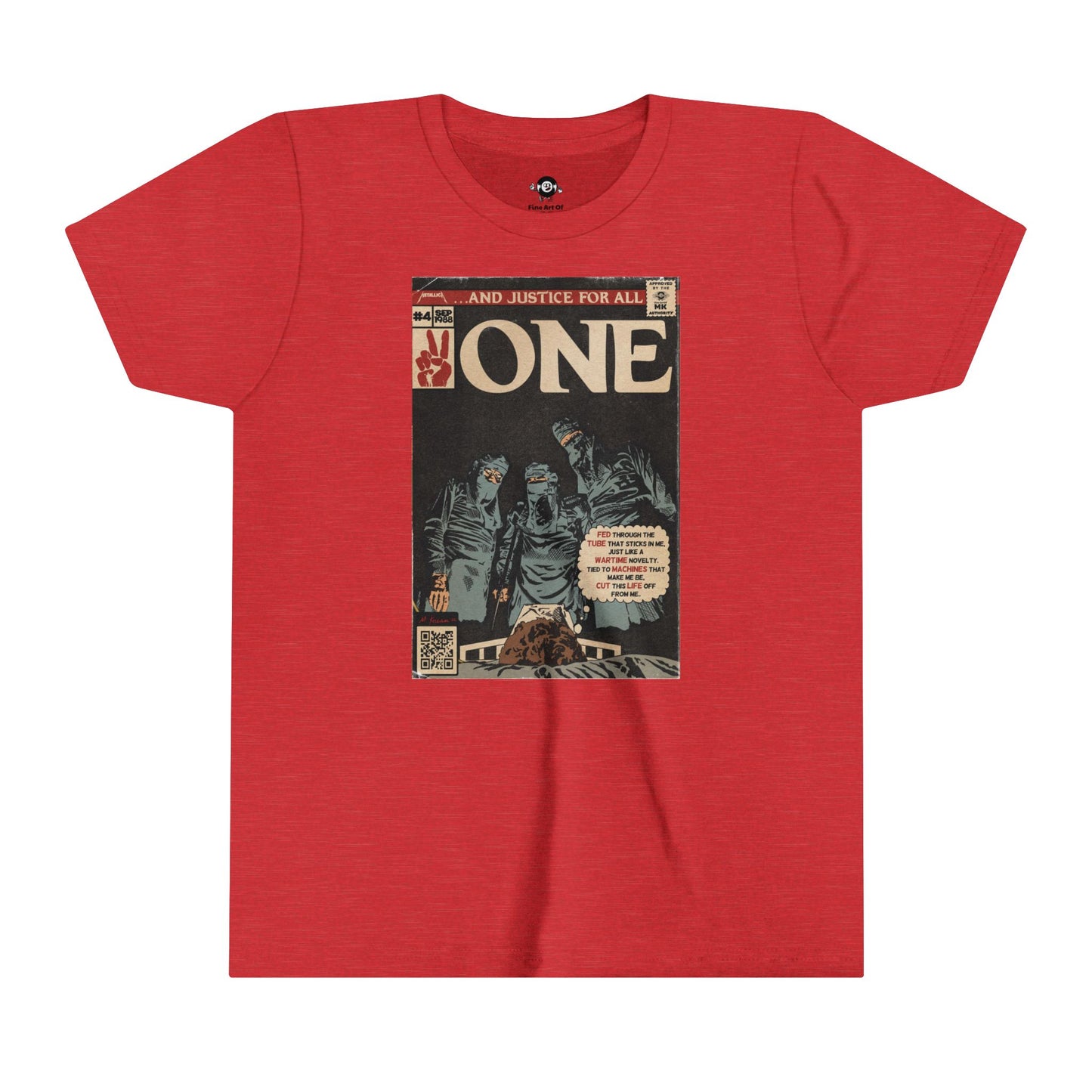 KIDS - Metallica- One - Youth Short Sleeve Tee