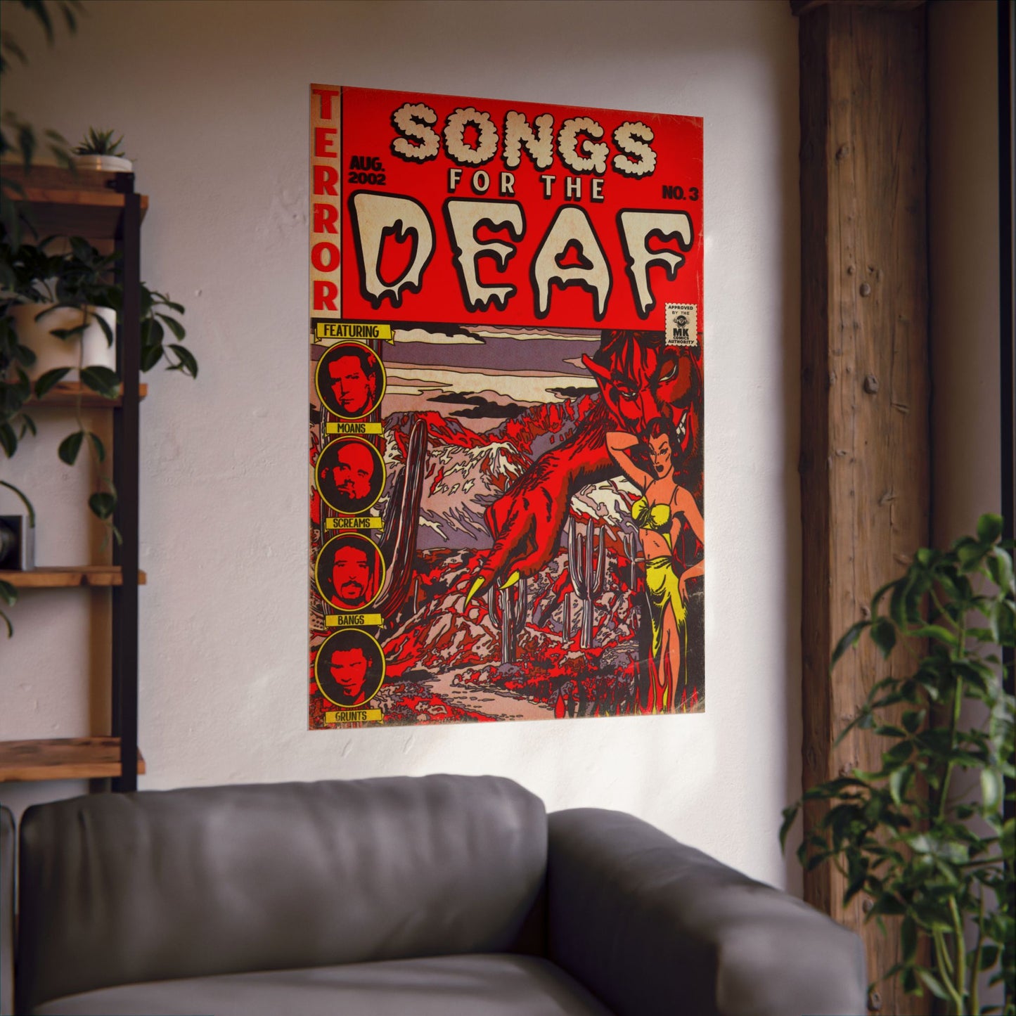 Songs For The Deaf - Vertical Matte Poster