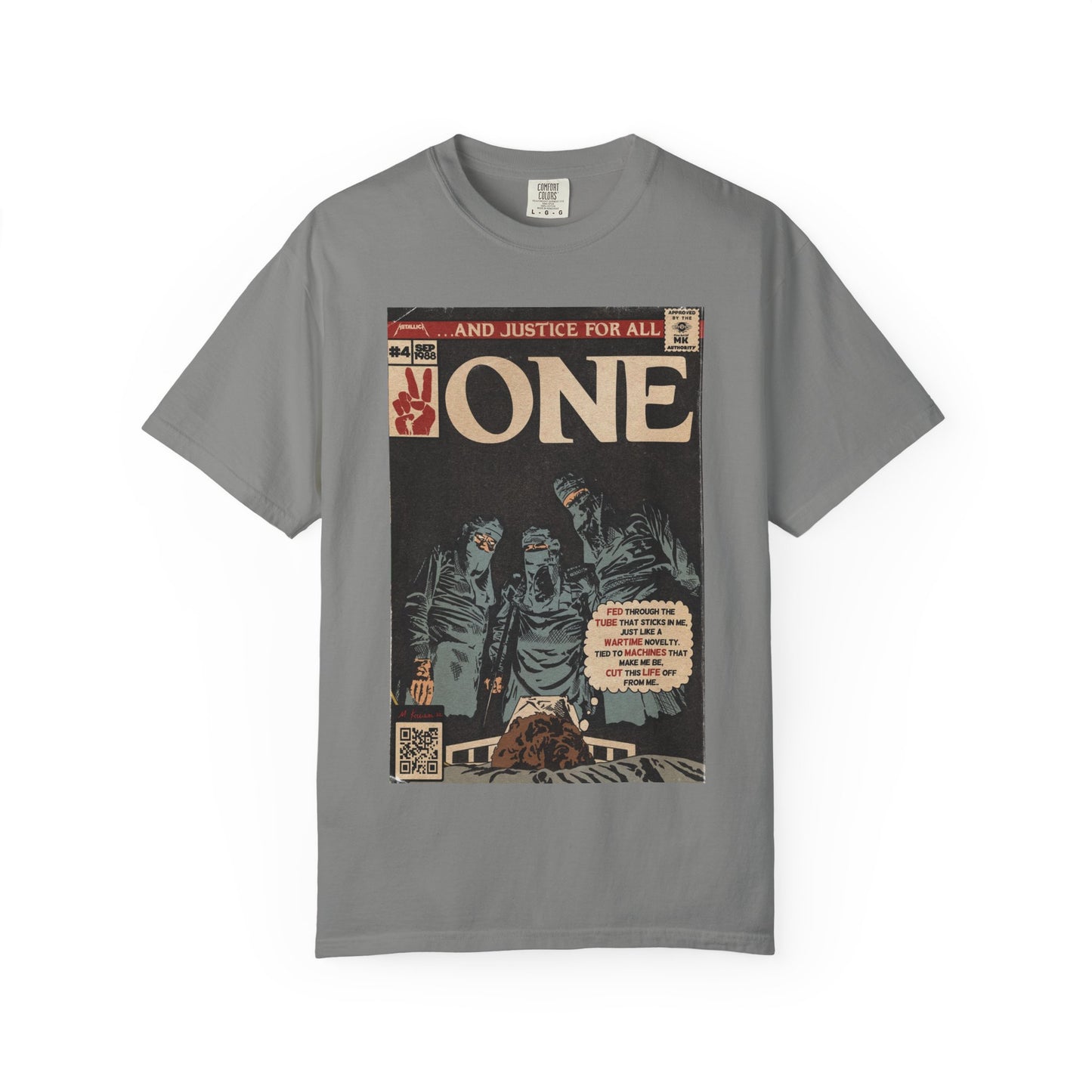 Metallica - One - Unisex Comfort Colors T-shirt