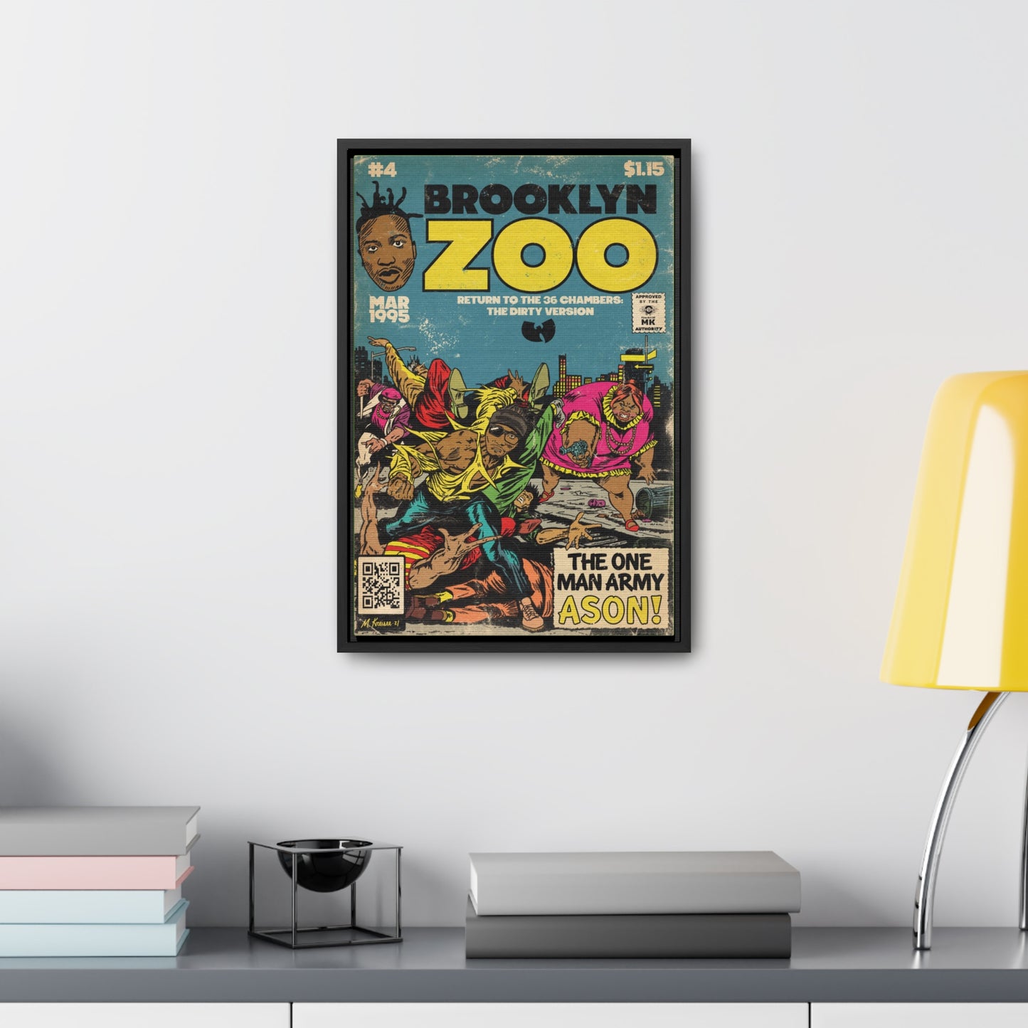Ol’ Dirty Bastard - Brooklyn Zoo - Gallery Canvas Wraps, Vertical Frame