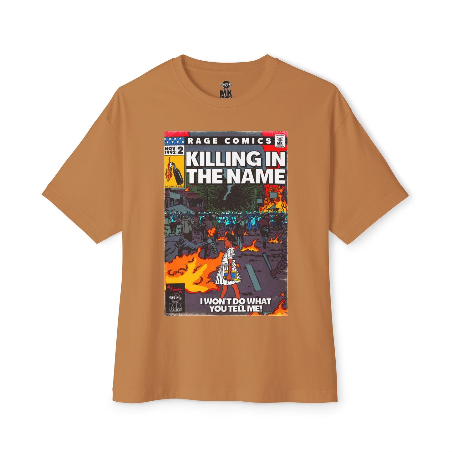Rage - Killing In the Name - Unisex Oversized Boxy Tee