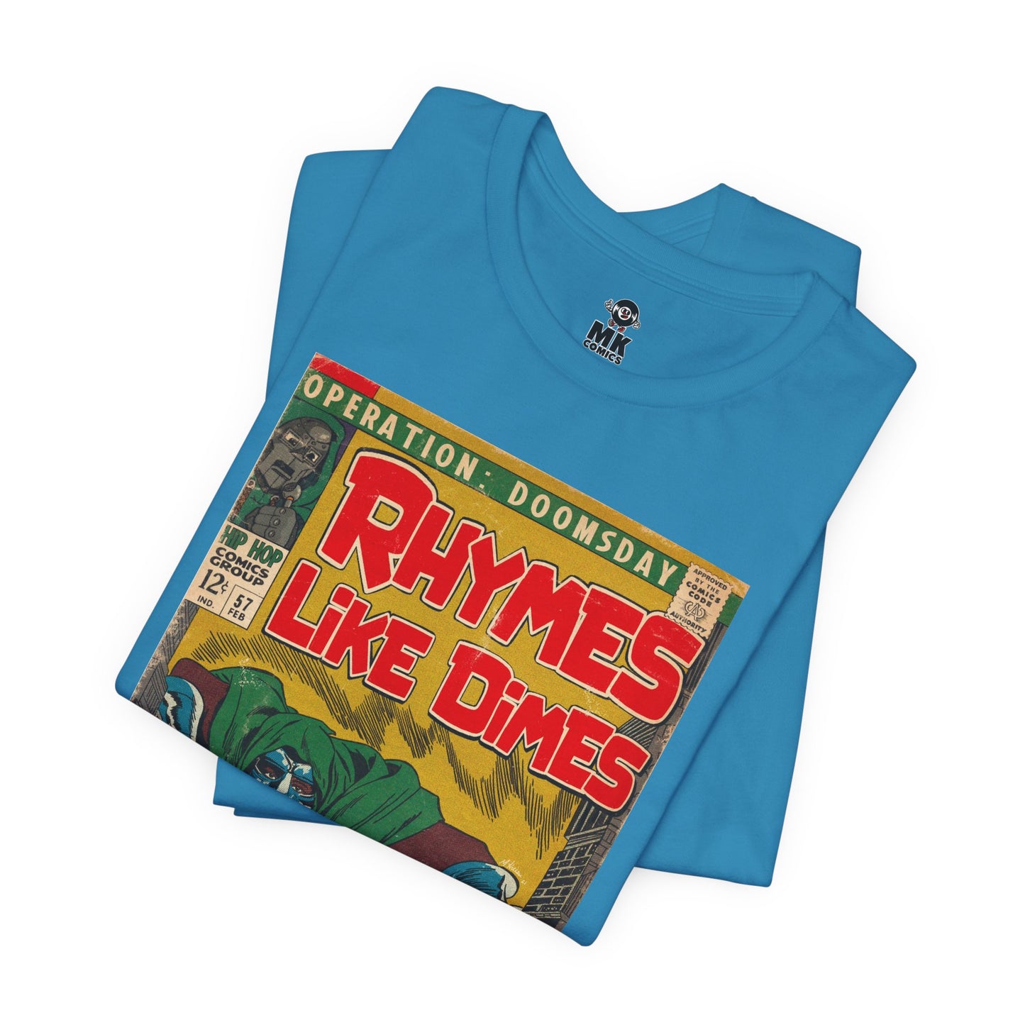 MF DOOM - Rhymes Like Dimes - Unisex Jersey Short Sleeve Tee