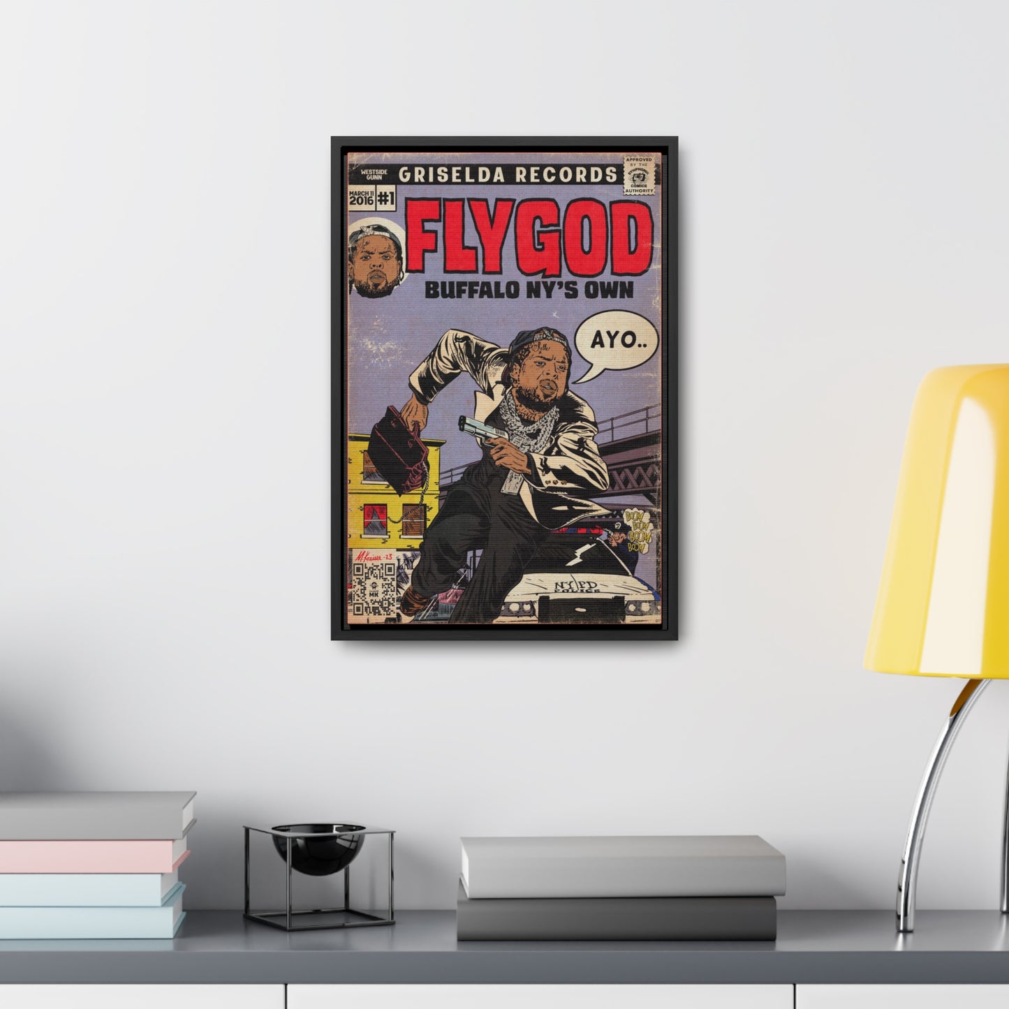 Westside Gunn - Flygod - Gallery Canvas Wraps, Vertical Frame
