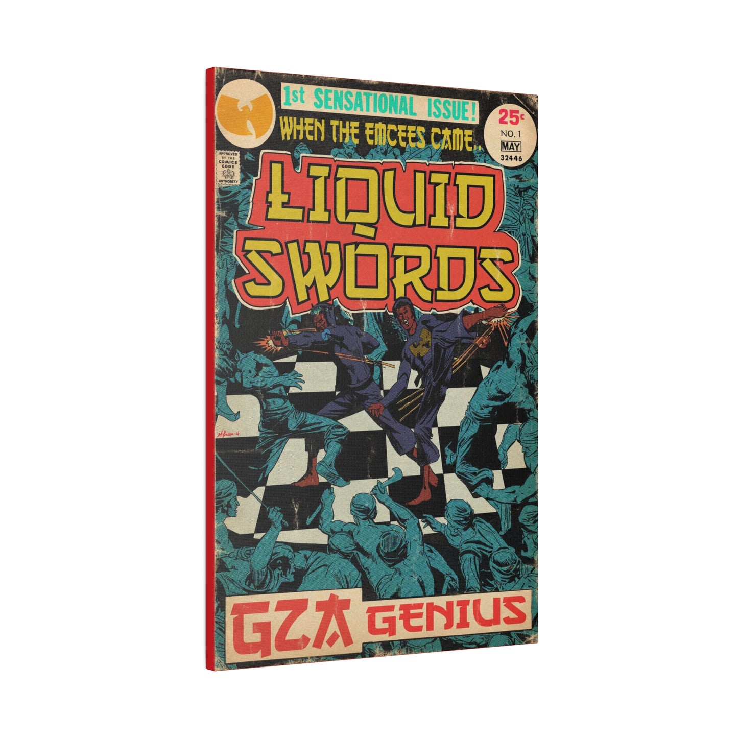 GZA/Genius - Liquid Swords - Matte Canvas, Stretched