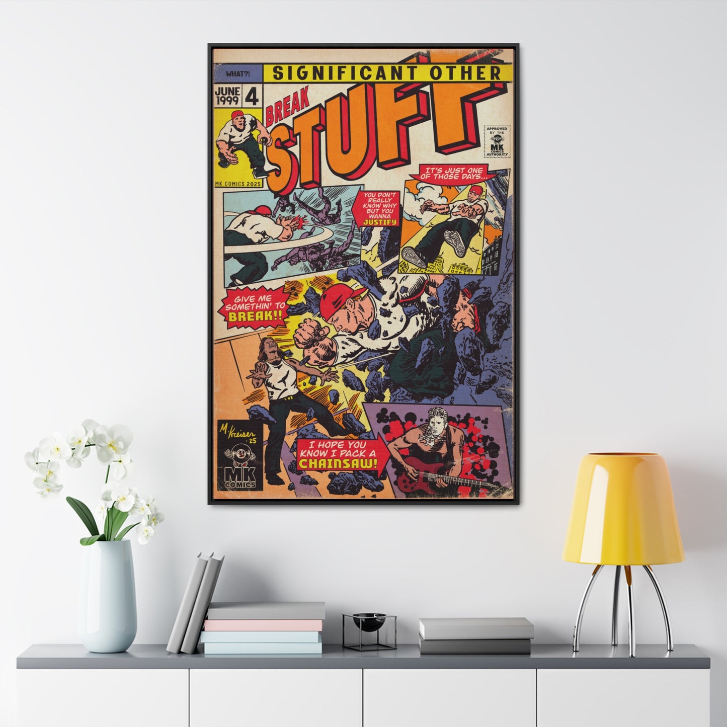 Break Stuff - Gallery Canvas Wraps, Vertical Frame