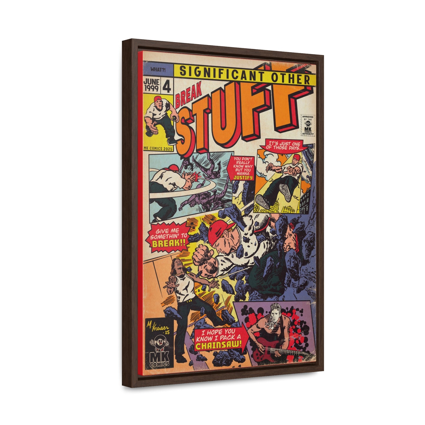 Break Stuff - Gallery Canvas Wraps, Vertical Frame