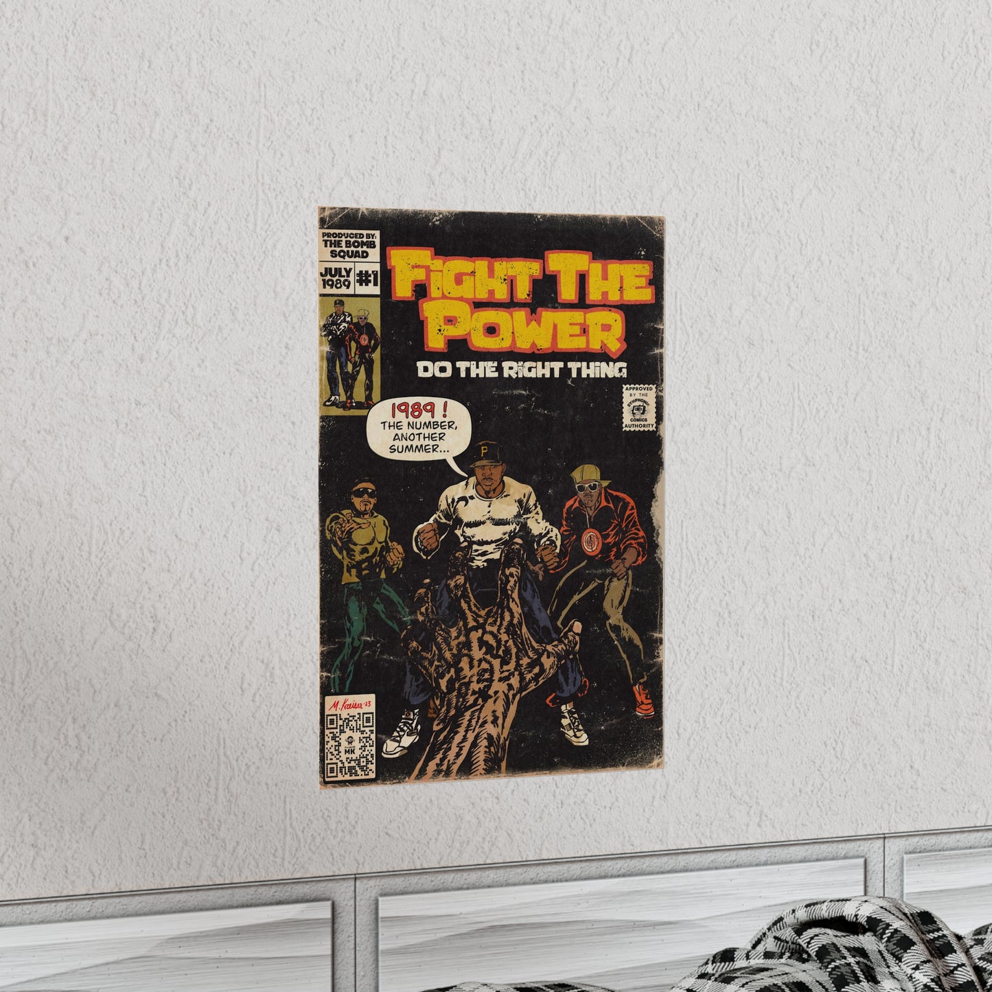 Public Enemy - Fight The Power - Vertical Matte Poster