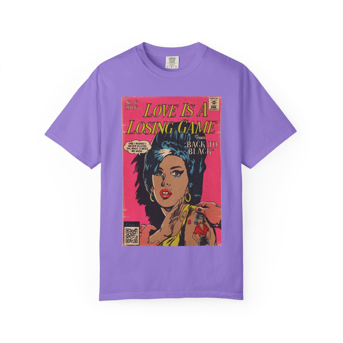 Amy Winehouse - Love is a Losing Game - Unisex Comfort Colors T-shirt