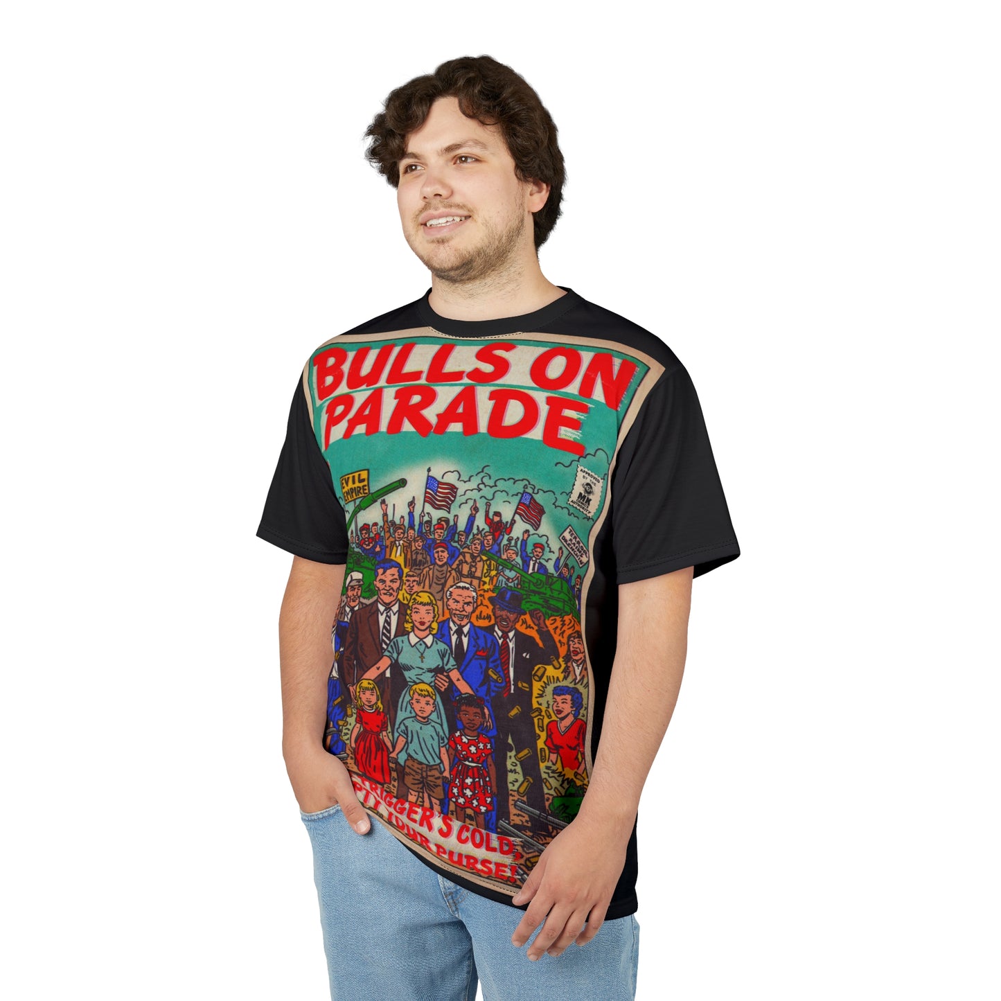 Bulls Parade -Unisex Cut & Sew Tee (AOP)