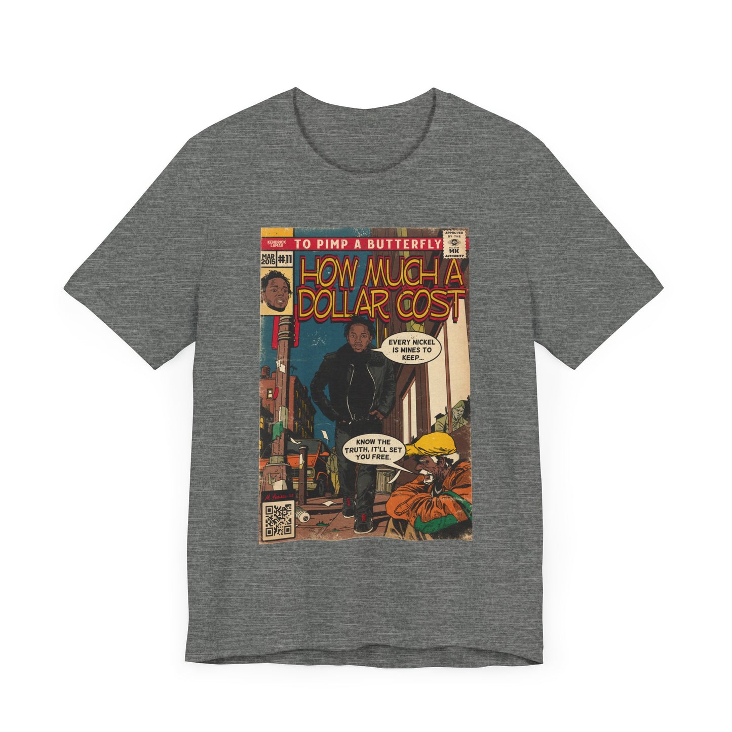 Kendrick Lamar - How Much A Dollar Cost - Unisex Jersey Short Sleeve Tee