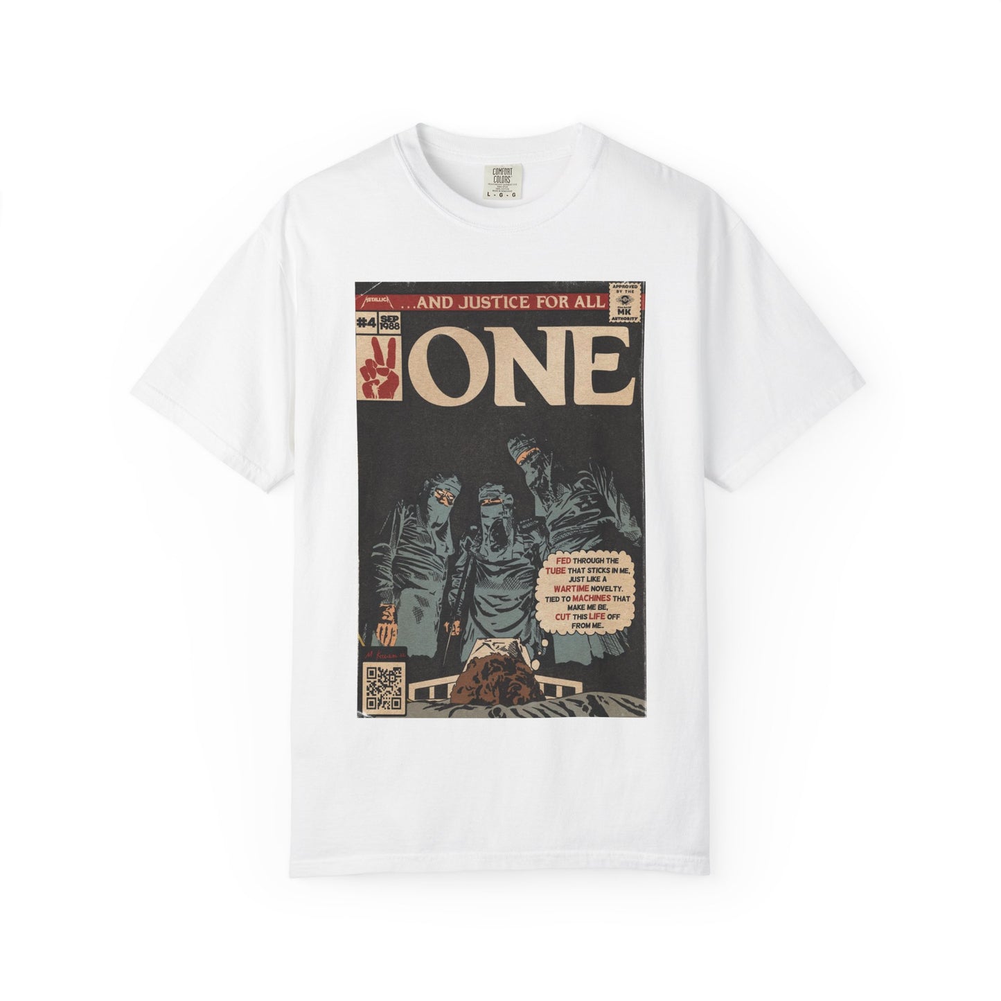Metallica - One - Unisex Comfort Colors T-shirt