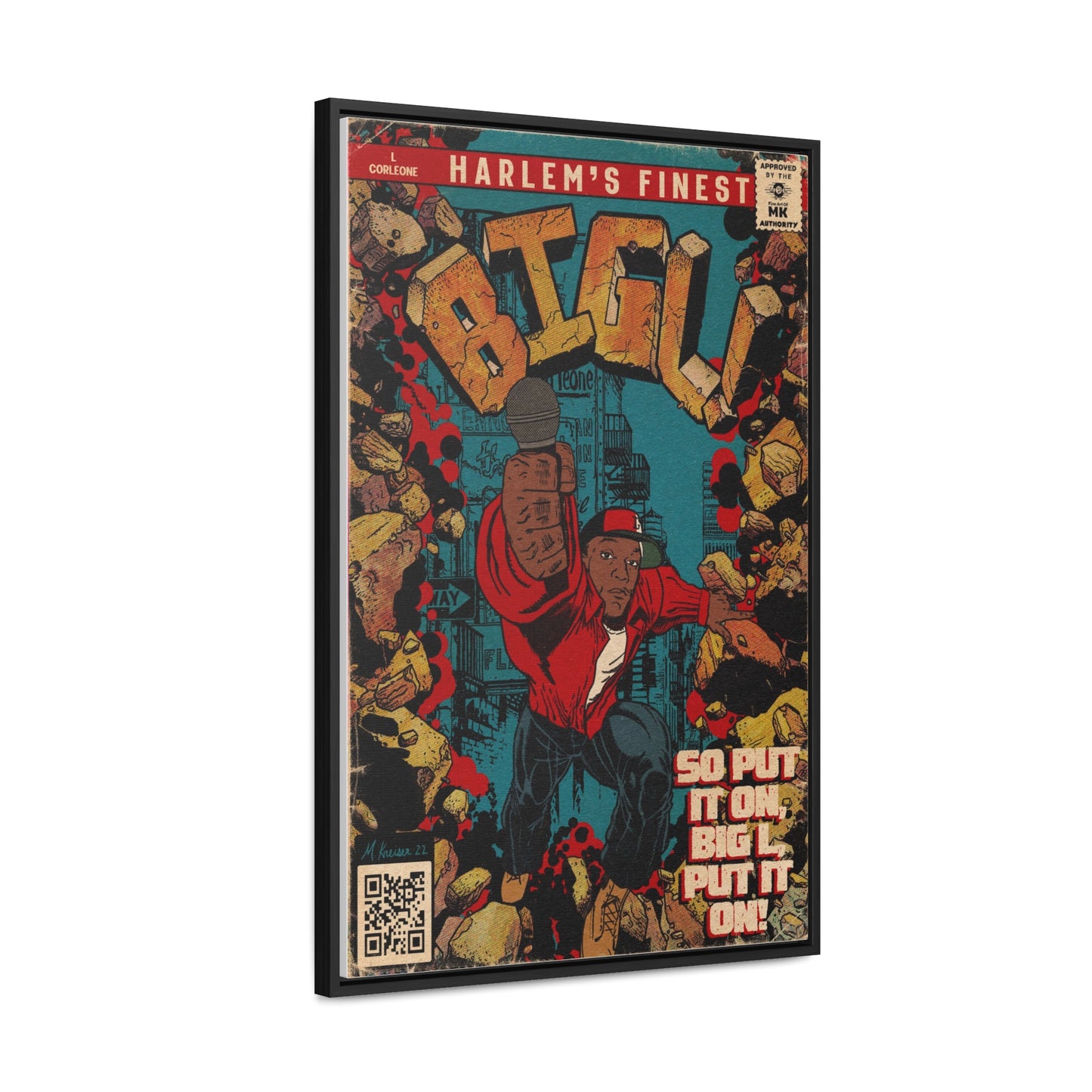 Big L - Put It On - Gallery Canvas Wraps, Vertical Frame