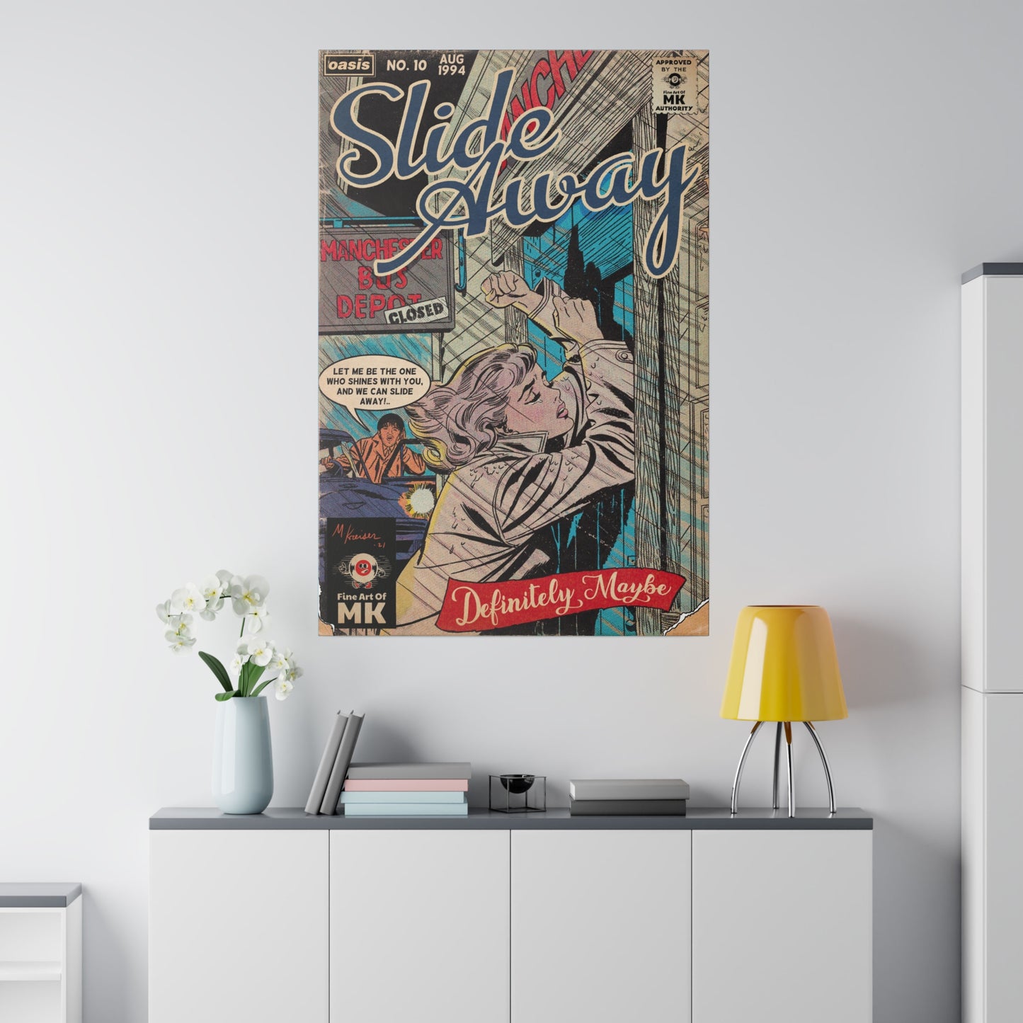 Oasis - Slide Away - Matte Canvas, Stretched, 0.75"