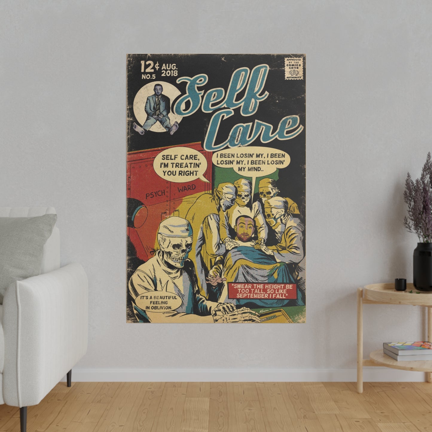 Self Care - Matte Canvas, Stretched