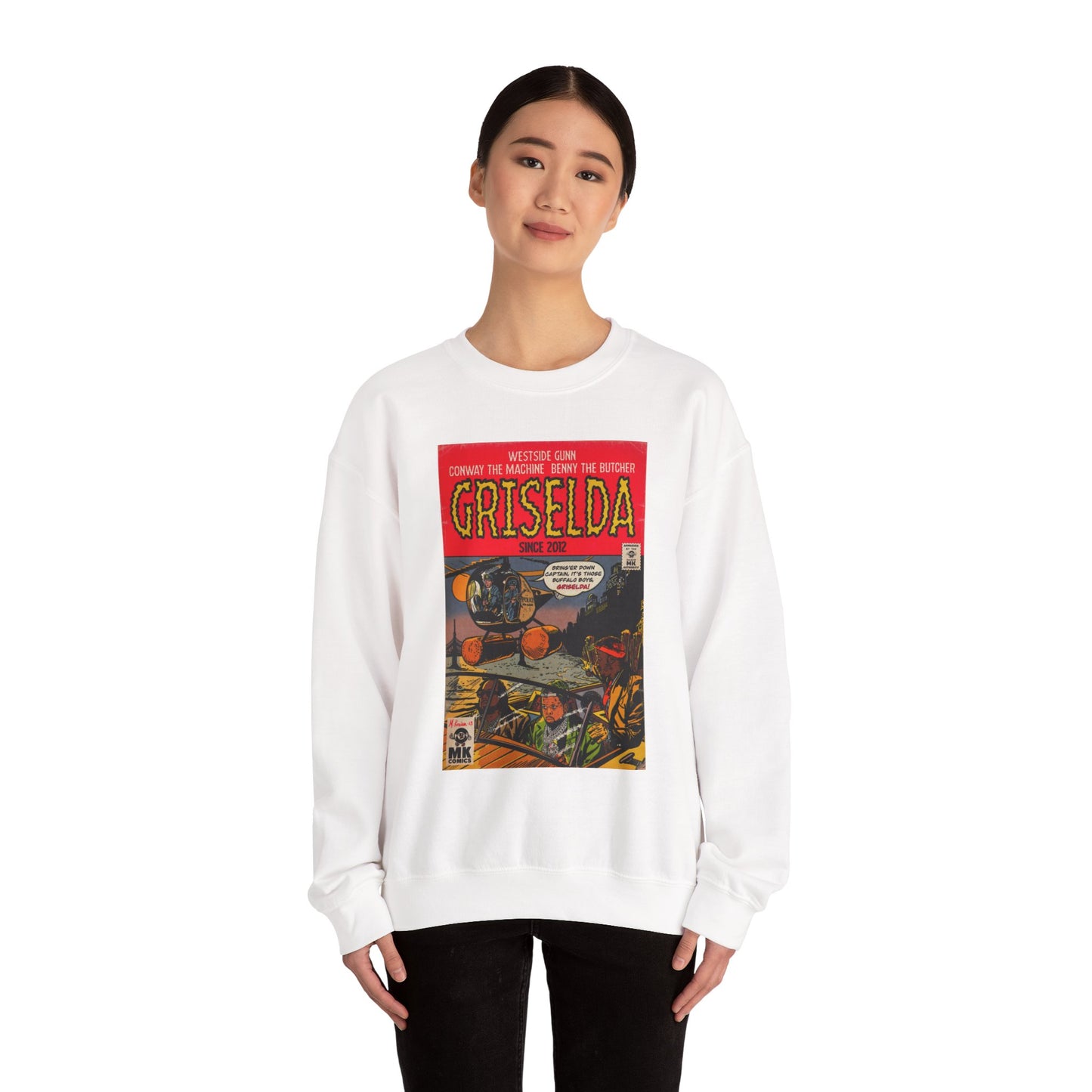 Griselda - Comic Book Art - Unisex Heavy Blend™ Crewneck Sweatshirt