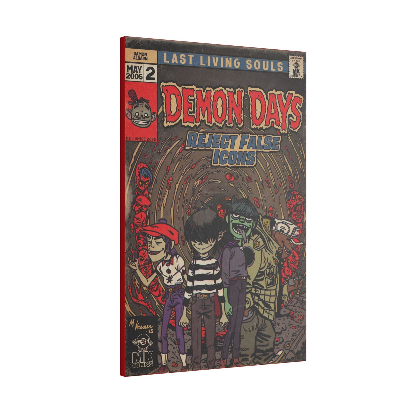 Demon Days - Matte Canvas, Stretched, 0.75" (Multi-Size)